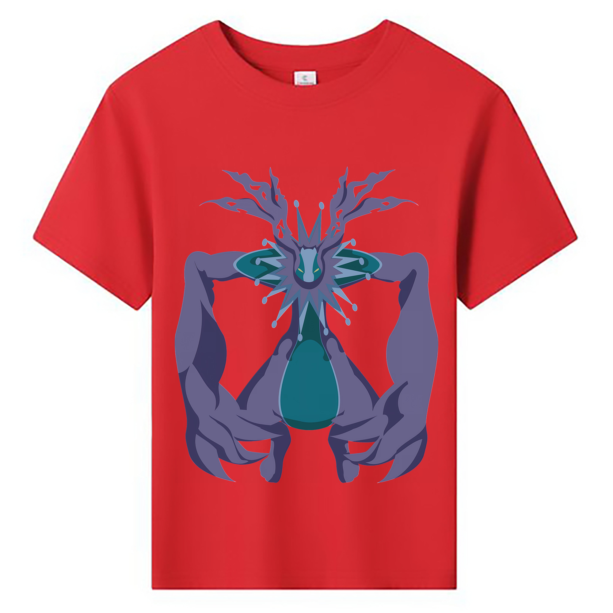 （画像用） Digimon デジタルモンスター/デジモン 綿100％キッズTシャツ（フロントプリント）