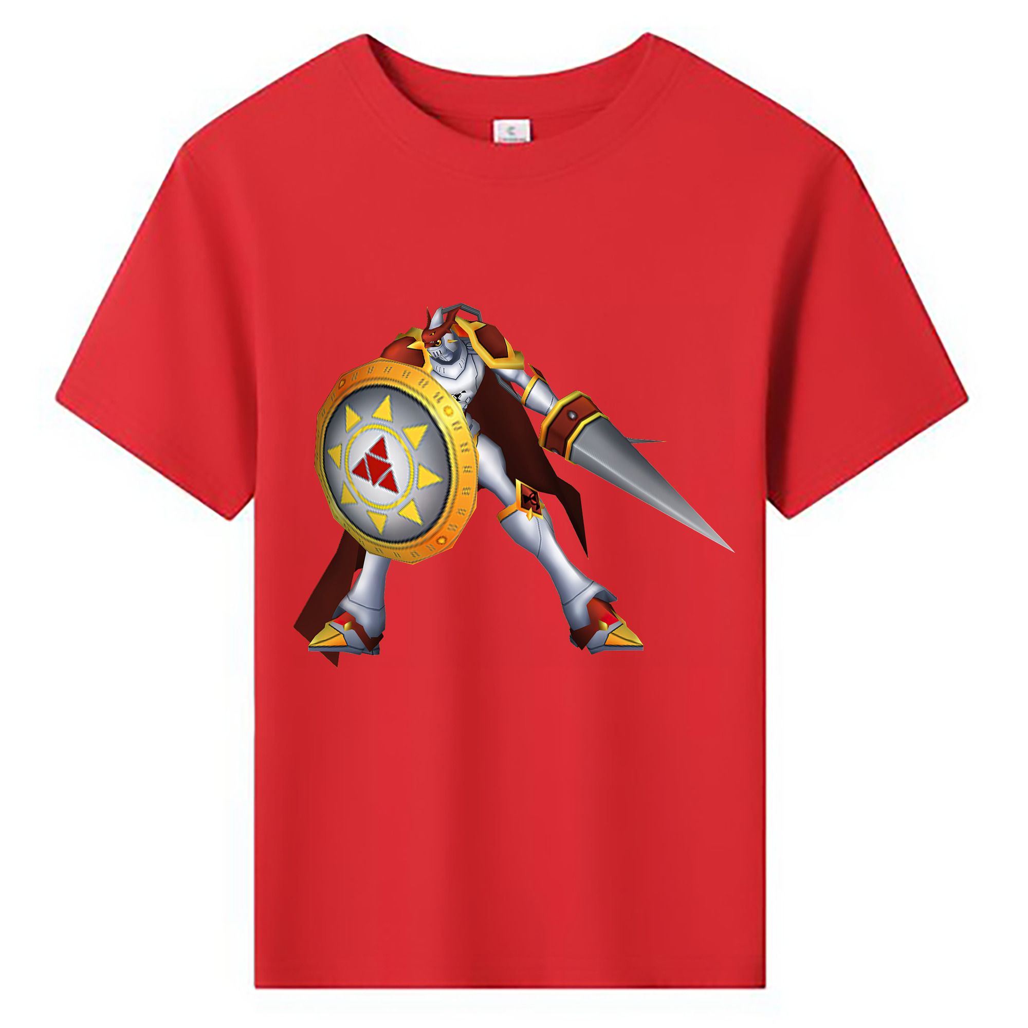 （画像用） Digimon デジタルモンスター/デジモン 綿100％キッズTシャツ（フロントプリント）