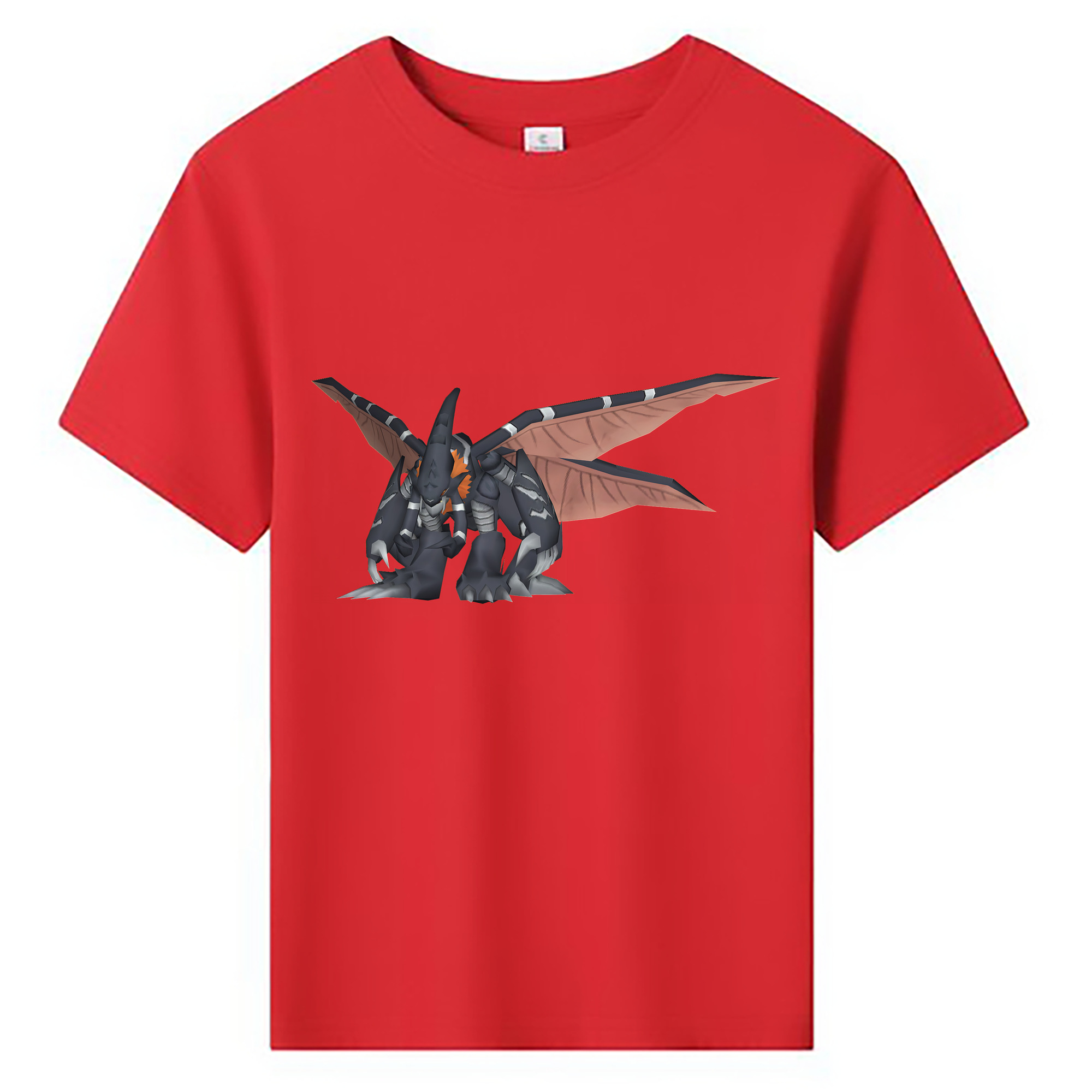 （画像用） Digimon デジタルモンスター/デジモン 綿100％キッズTシャツ（フロントプリント）