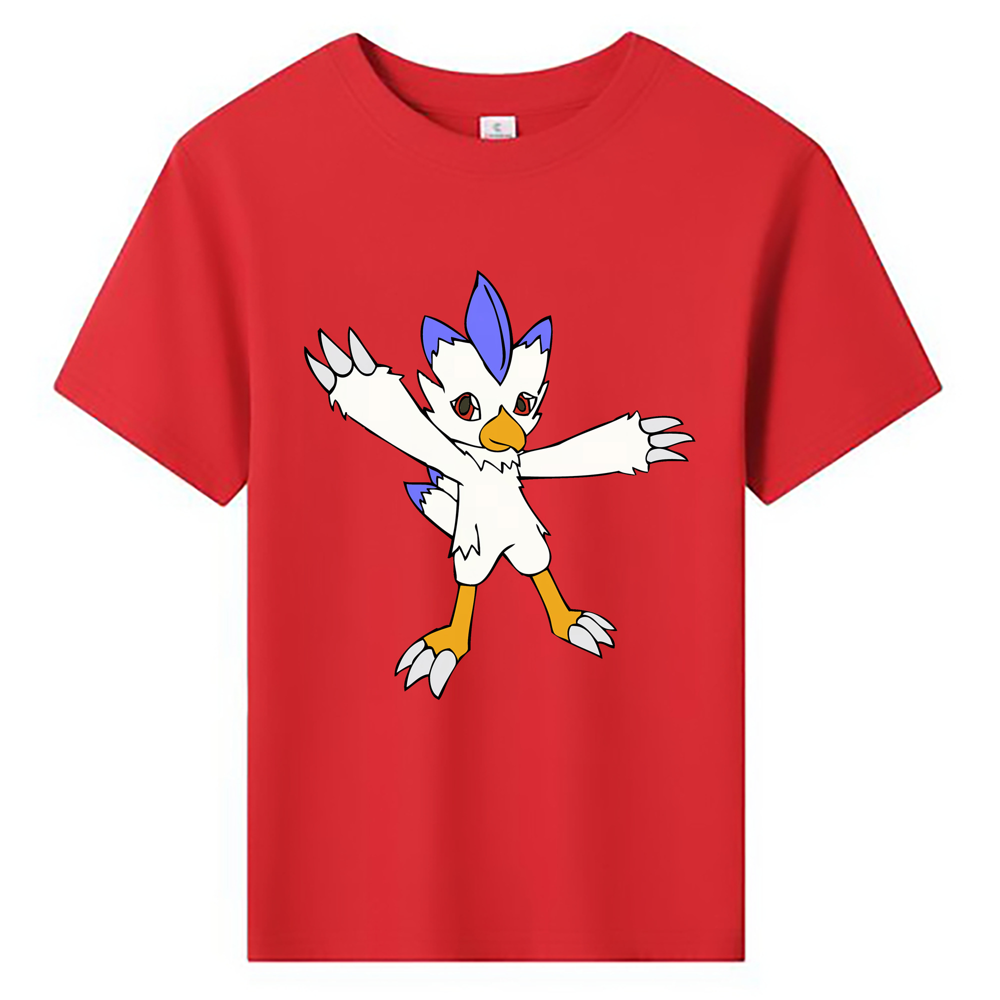 （画像用） Digimon デジタルモンスター/デジモン 綿100％キッズTシャツ（フロントプリント）