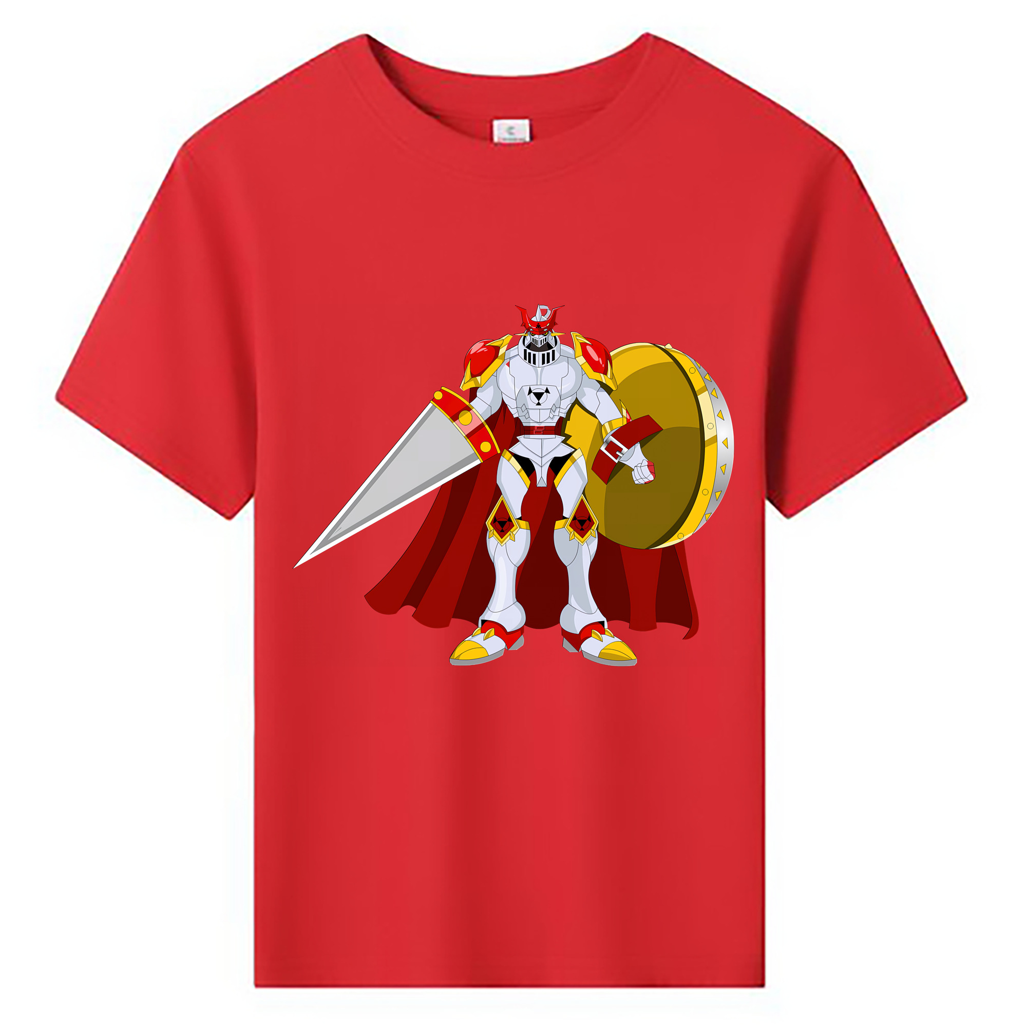 （画像用） Digimon デジタルモンスター/デジモン 綿100％キッズTシャツ（フロントプリント）