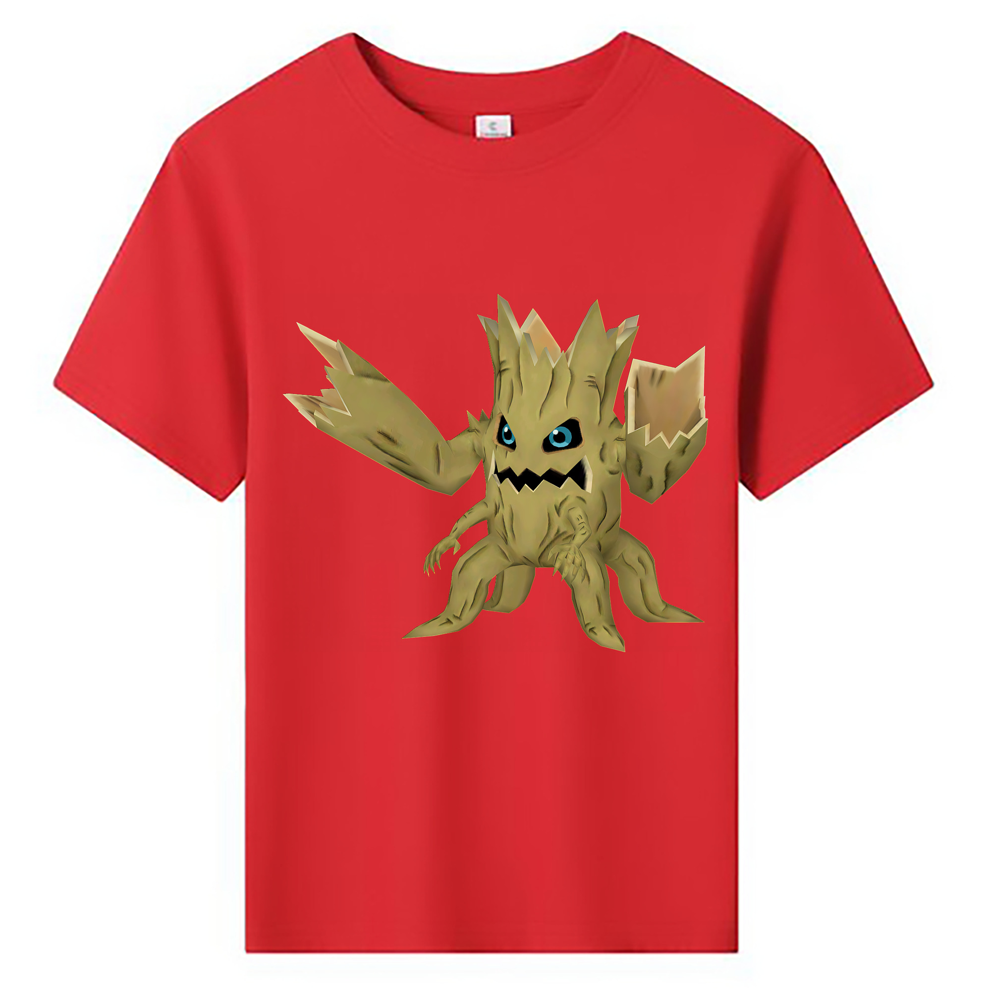 （画像用） Digimon デジタルモンスター/デジモン 綿100％キッズTシャツ（フロントプリント）