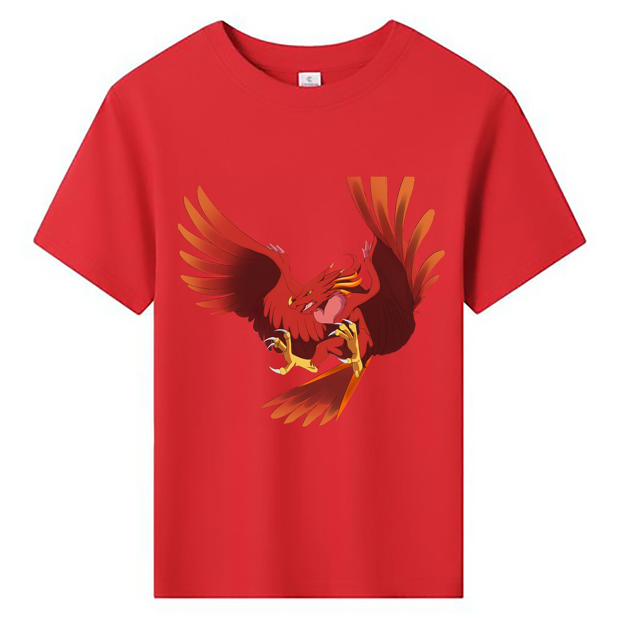 （画像用） Digimon デジタルモンスター/デジモン 綿100％キッズTシャツ（フロントプリント）