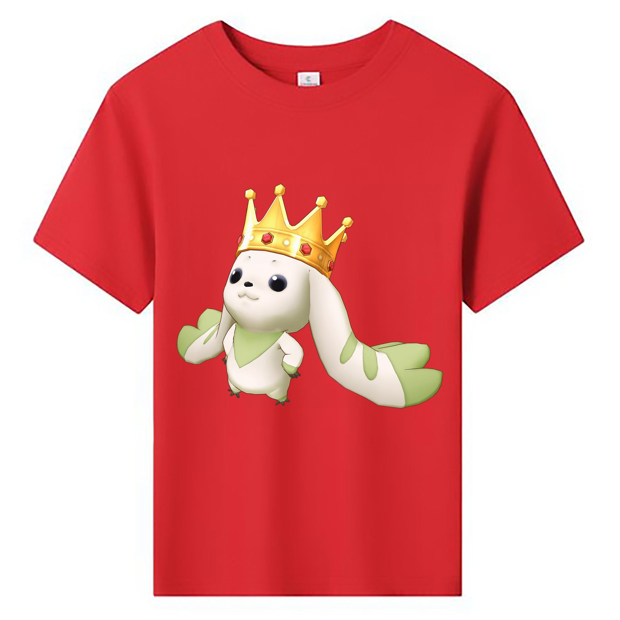 （画像用） Digimon デジタルモンスター/デジモン 綿100％キッズTシャツ（フロントプリント）