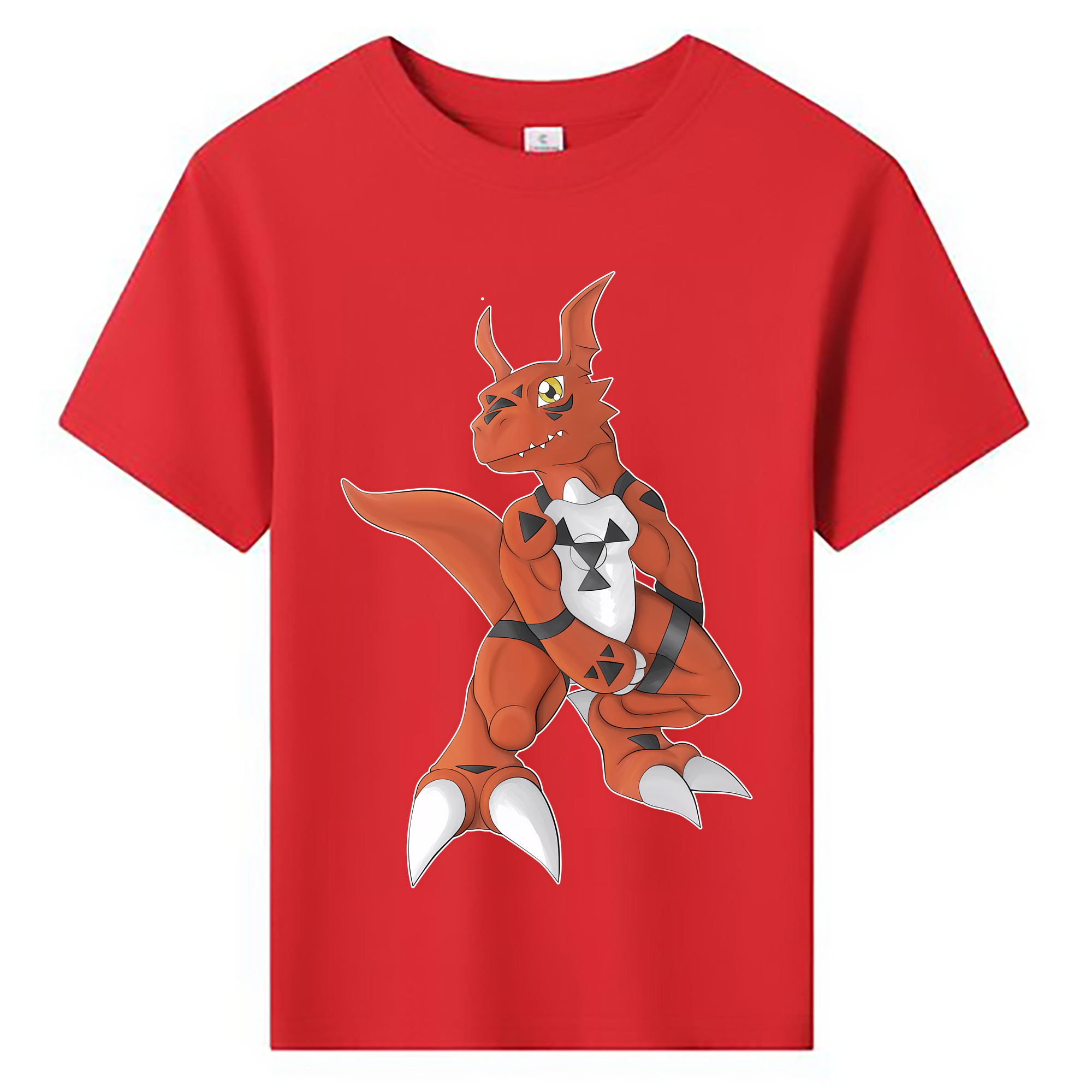 （画像用） Digimon デジタルモンスター/デジモン 綿100％キッズTシャツ（フロントプリント）