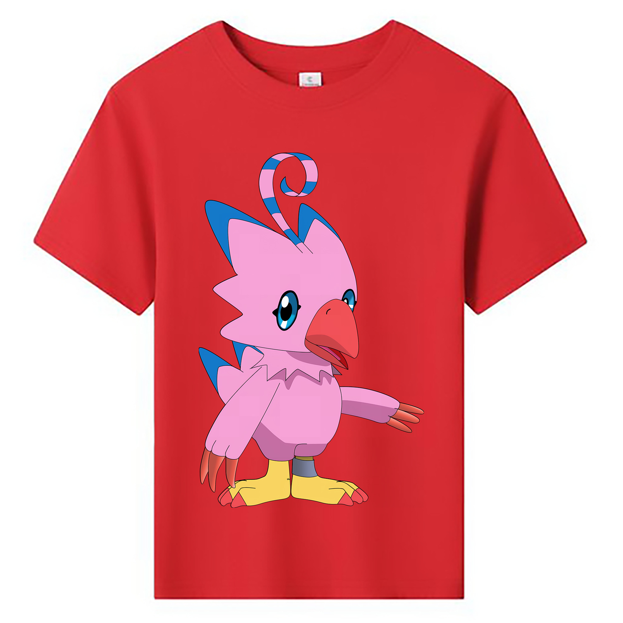 （画像用） Digimon デジタルモンスター/デジモン 綿100％キッズTシャツ（フロントプリント）