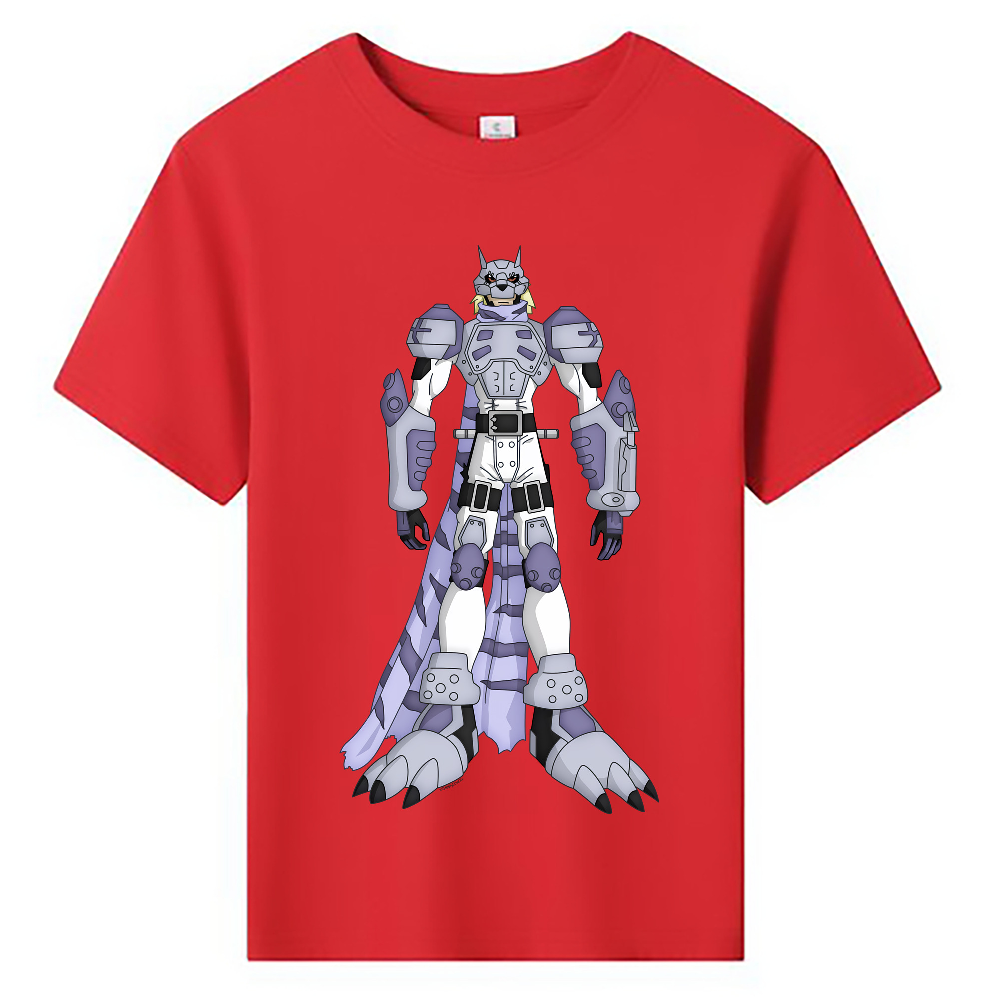 （画像用） Digimon デジタルモンスター/デジモン 綿100％キッズTシャツ（フロントプリント）