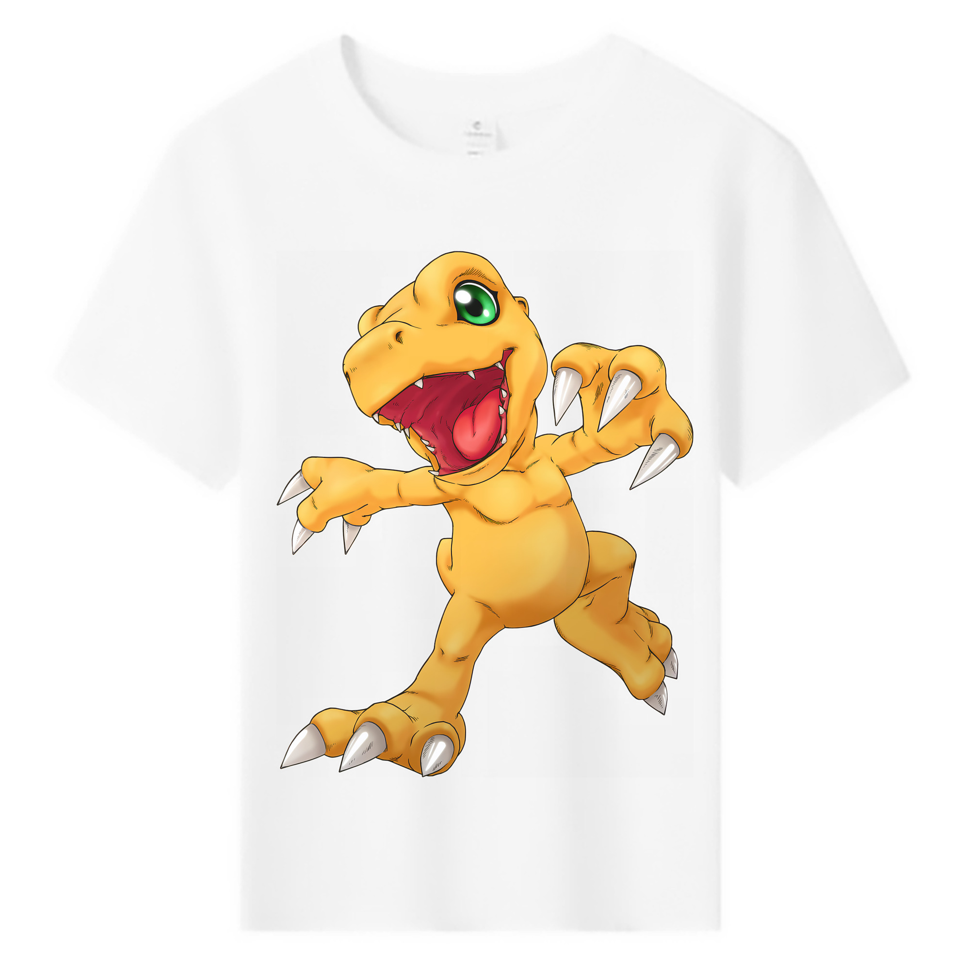 （画像用） Digimon デジタルモンスター/デジモン 綿100％キッズTシャツ（フロントプリント）