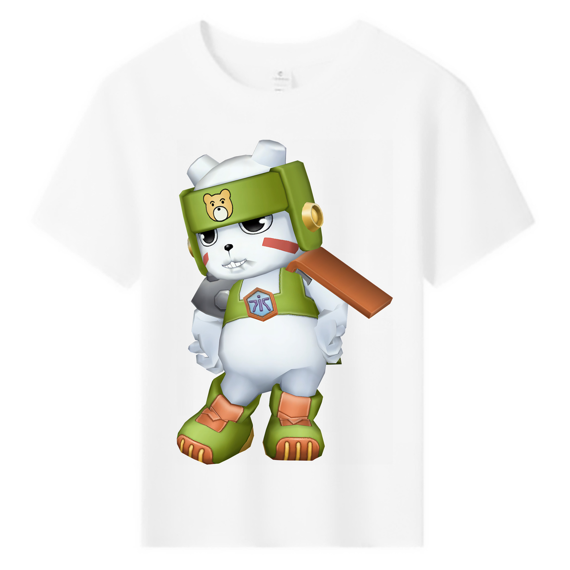 （画像用） Digimon デジタルモンスター/デジモン 綿100％キッズTシャツ（フロントプリント）