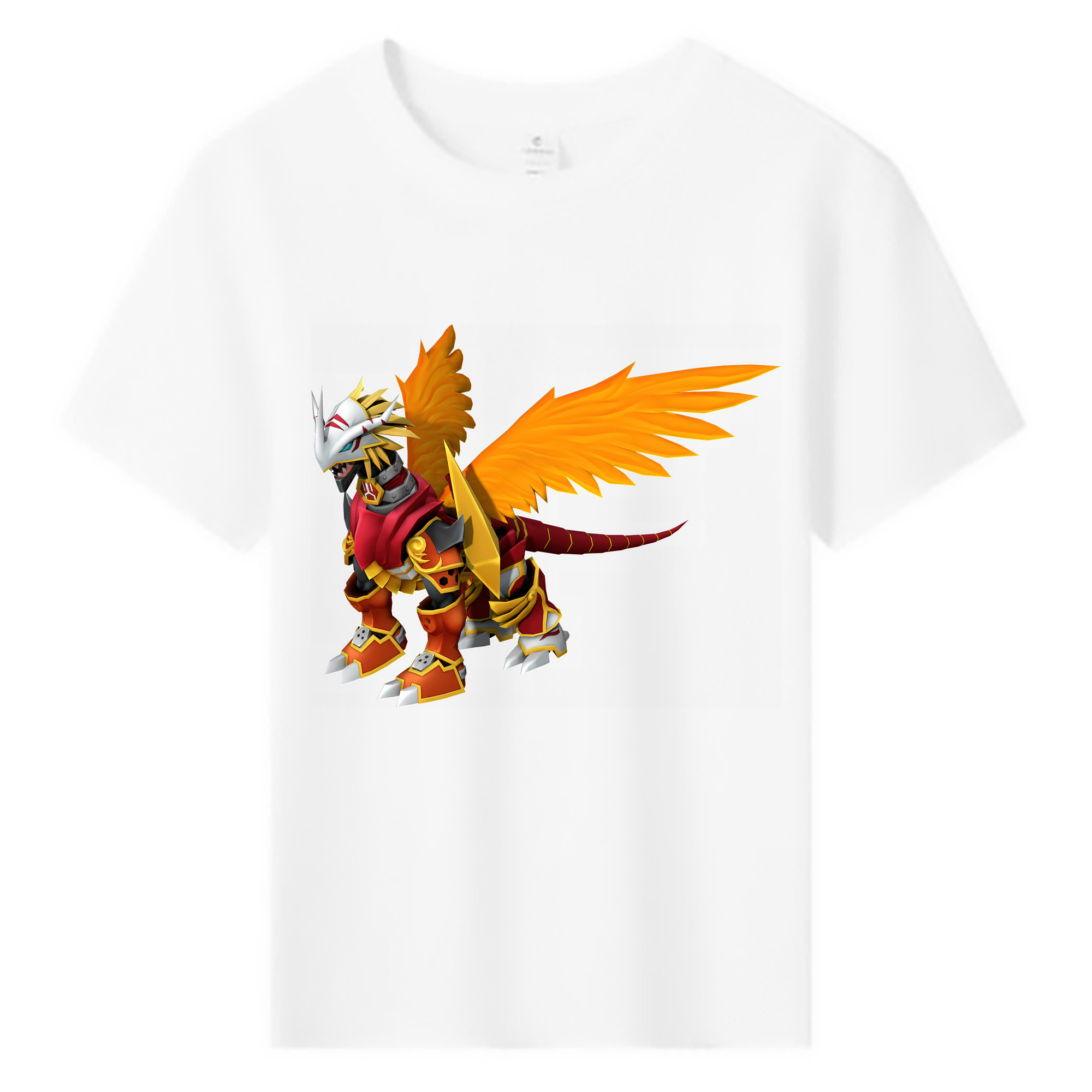 （画像用） Digimon デジタルモンスター/デジモン 綿100％キッズTシャツ（フロントプリント）