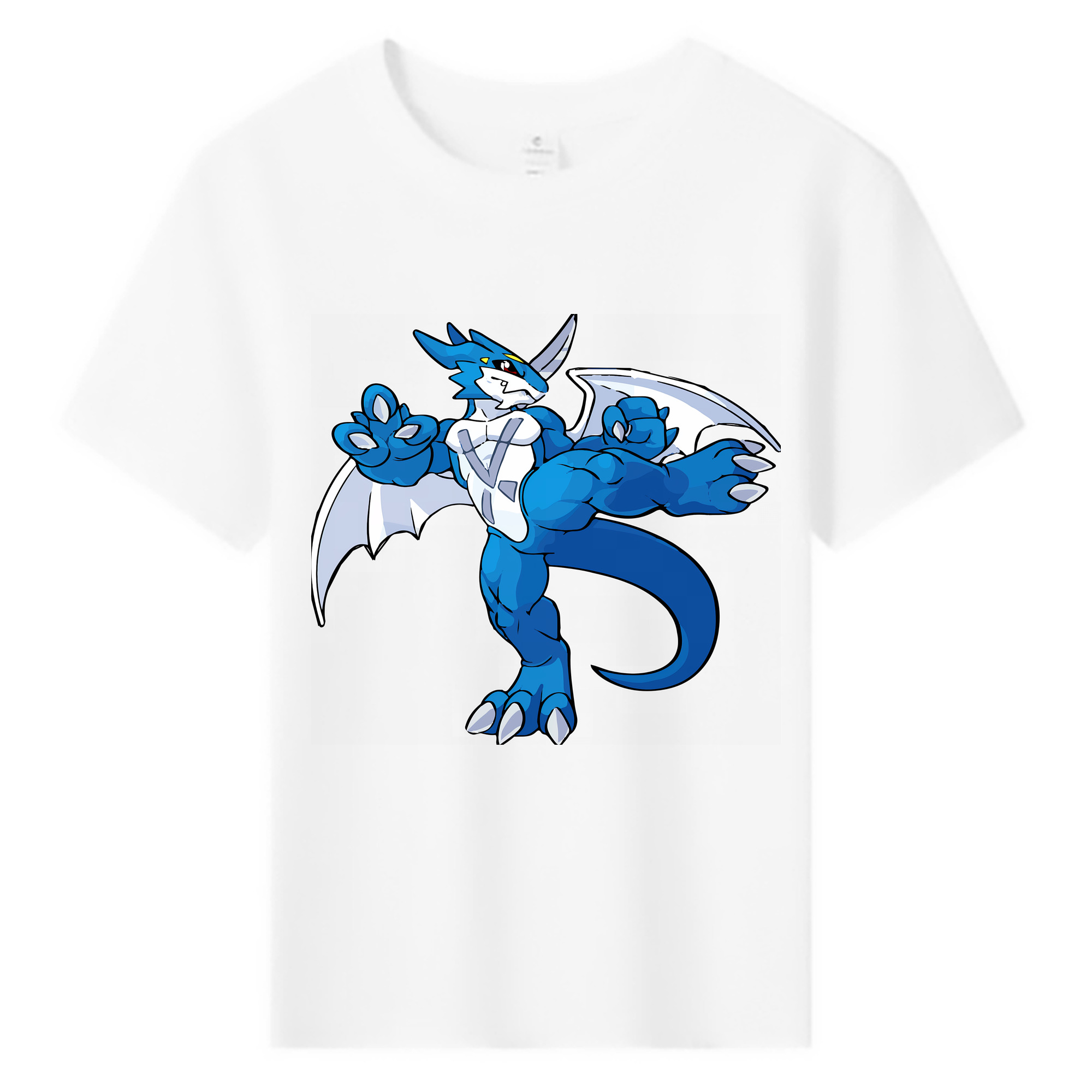 （画像用） Digimon デジタルモンスター/デジモン 綿100％キッズTシャツ（フロントプリント）
