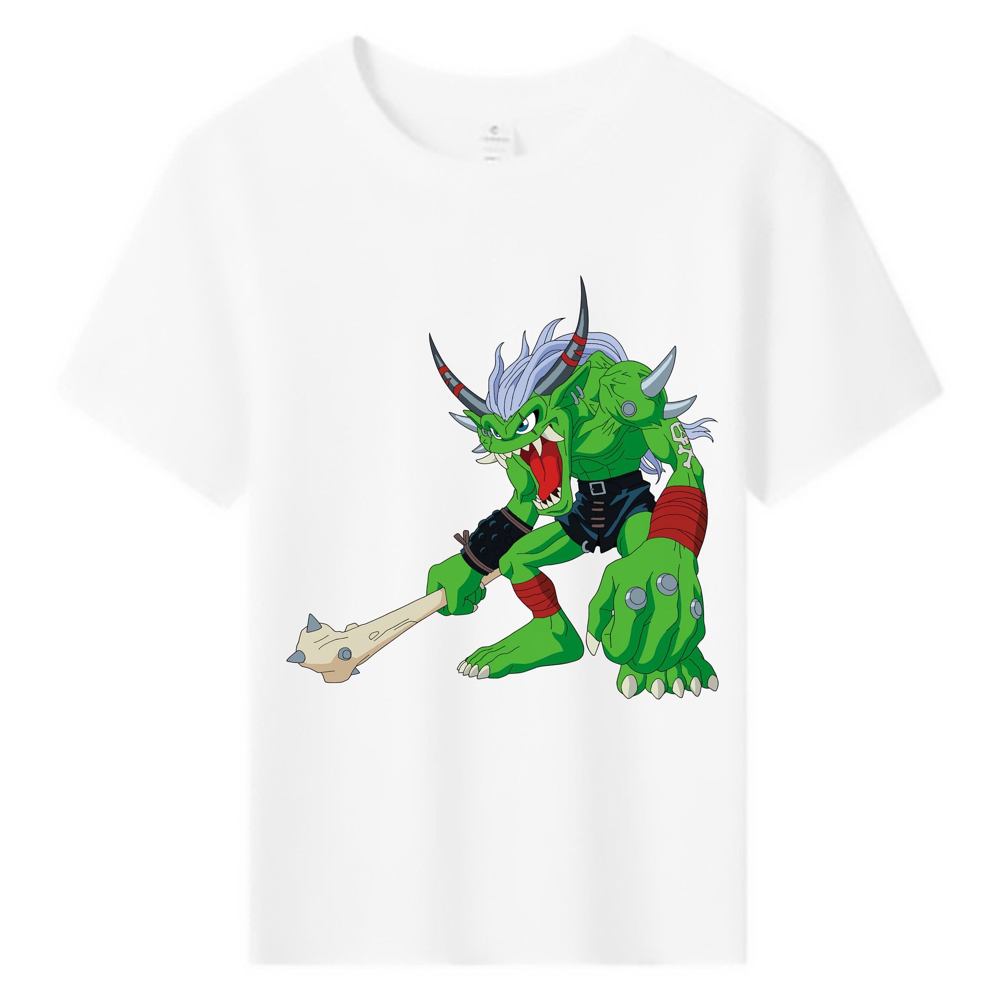 （画像用） Digimon デジタルモンスター/デジモン 綿100％キッズTシャツ（フロントプリント）