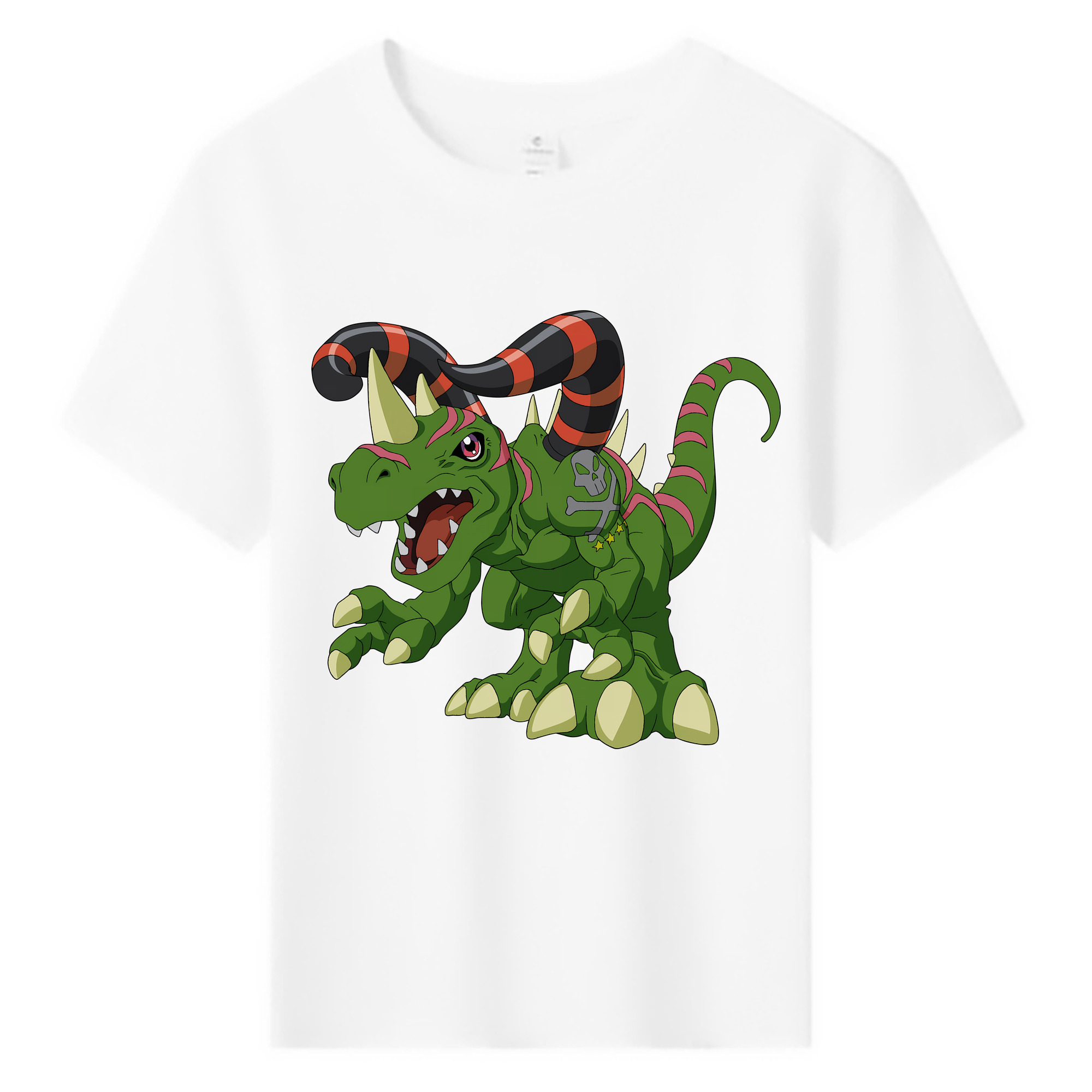 （画像用） Digimon デジタルモンスター/デジモン 綿100％キッズTシャツ（フロントプリント）