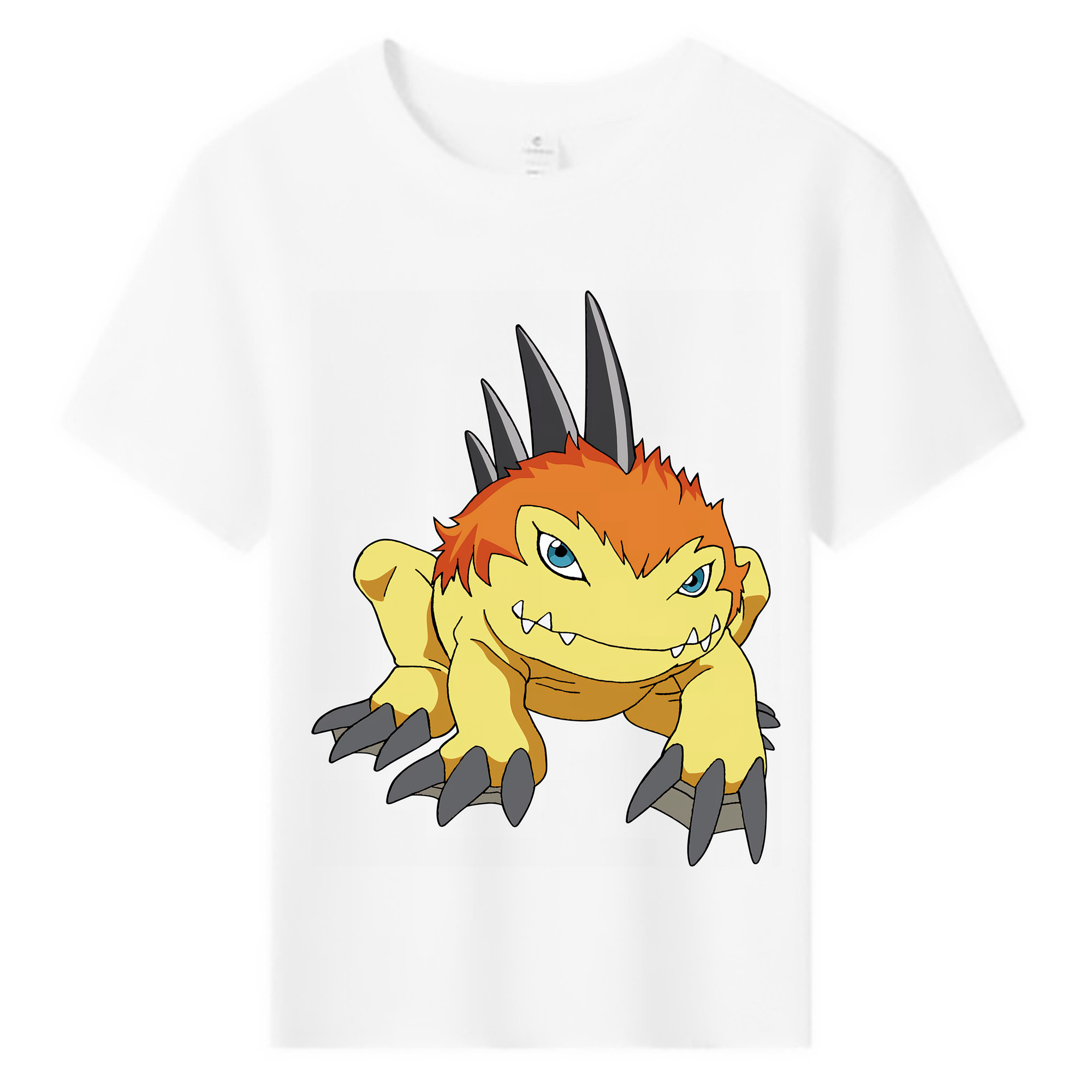 （画像用） Digimon デジタルモンスター/デジモン 綿100％キッズTシャツ（フロントプリント）