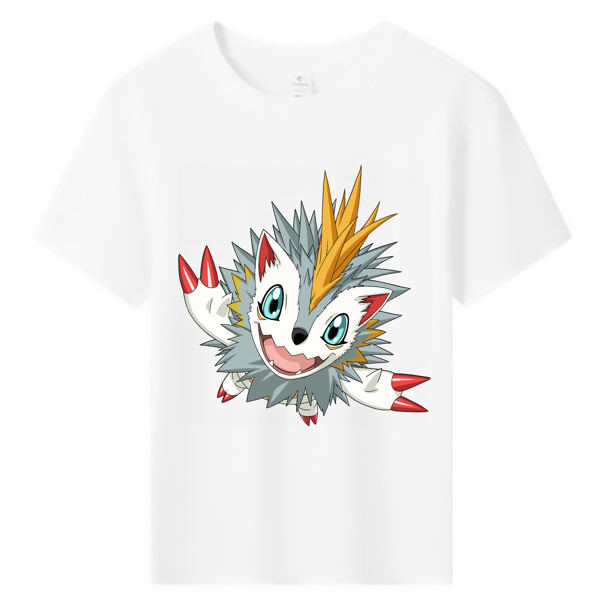 （画像用） Digimon デジタルモンスター/デジモン 綿100％キッズTシャツ（フロントプリント）