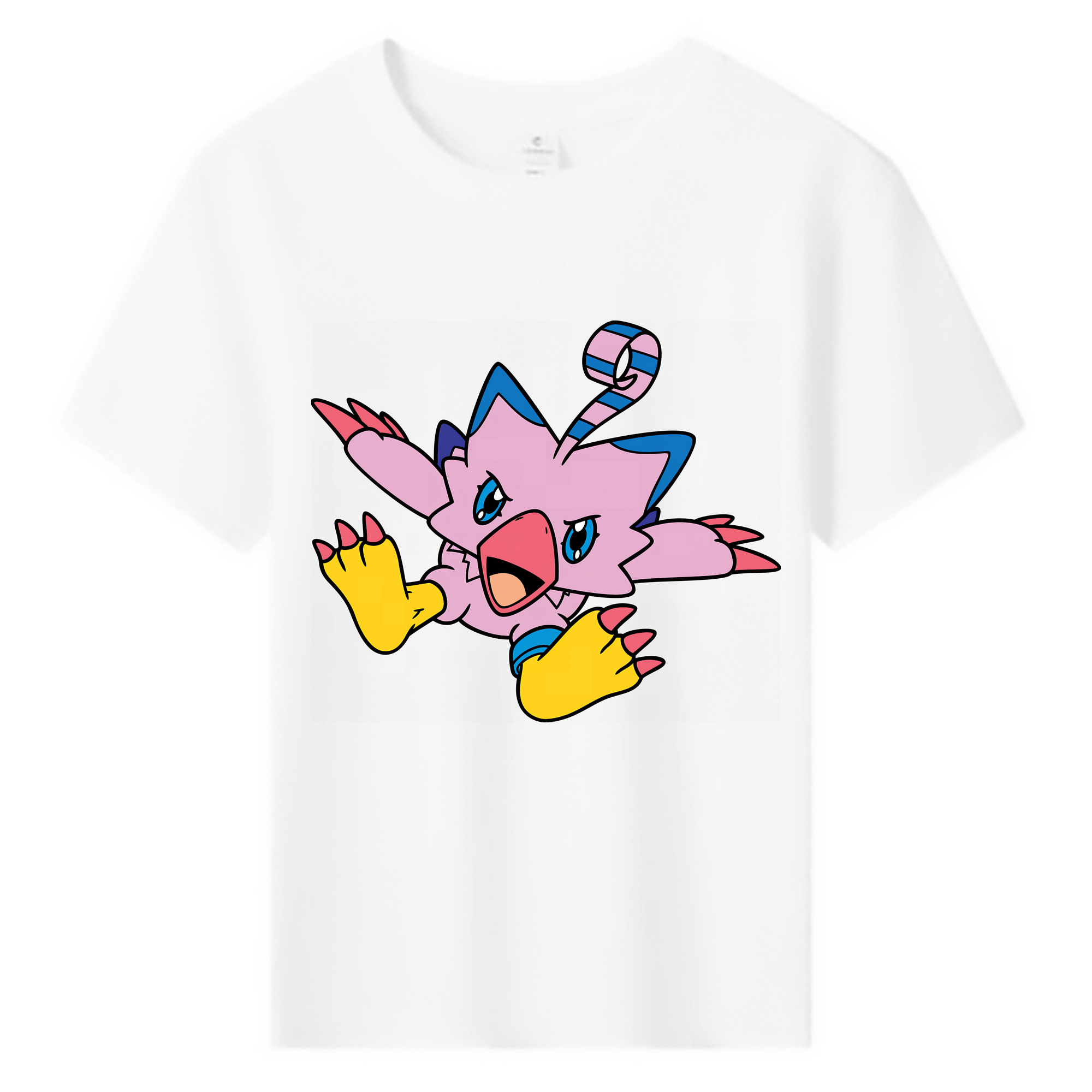 （画像用） Digimon デジタルモンスター/デジモン 綿100％キッズTシャツ（フロントプリント）