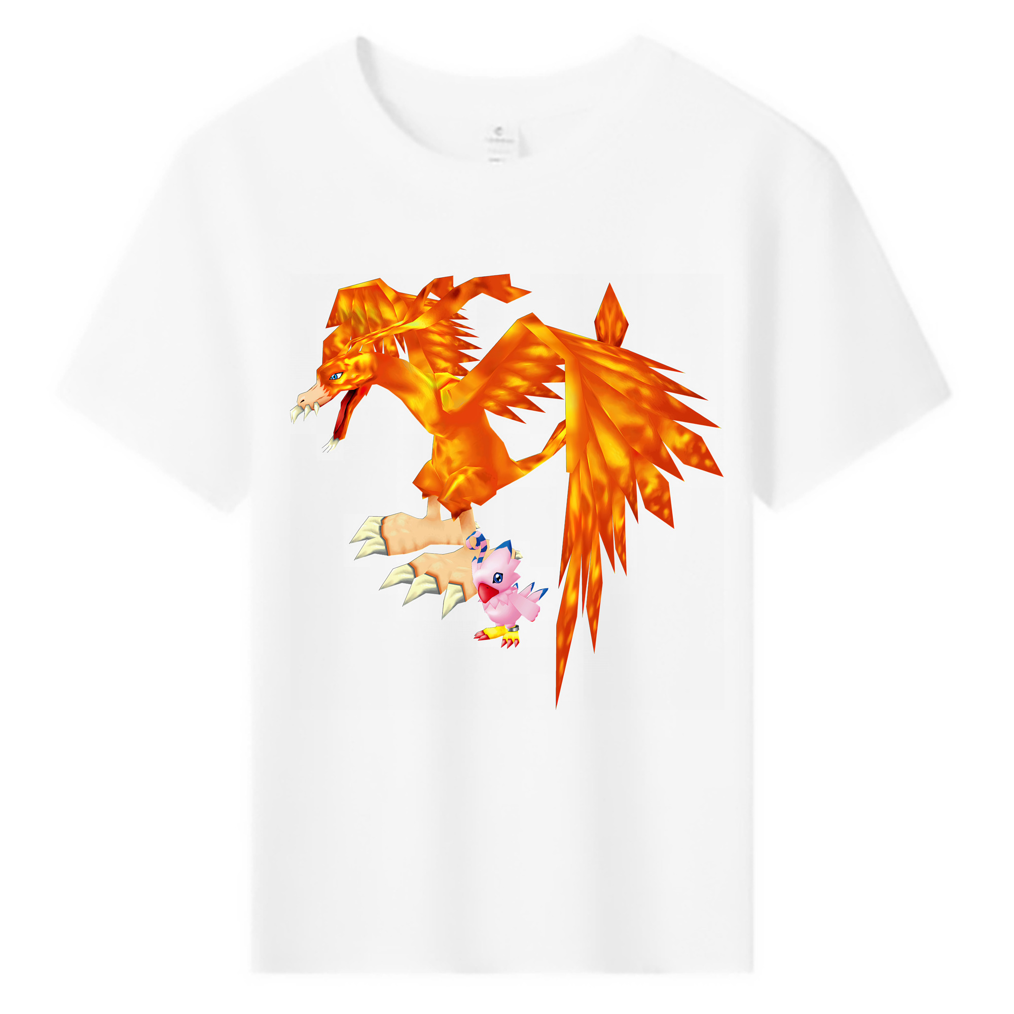 （画像用） Digimon デジタルモンスター/デジモン 綿100％キッズTシャツ（フロントプリント）