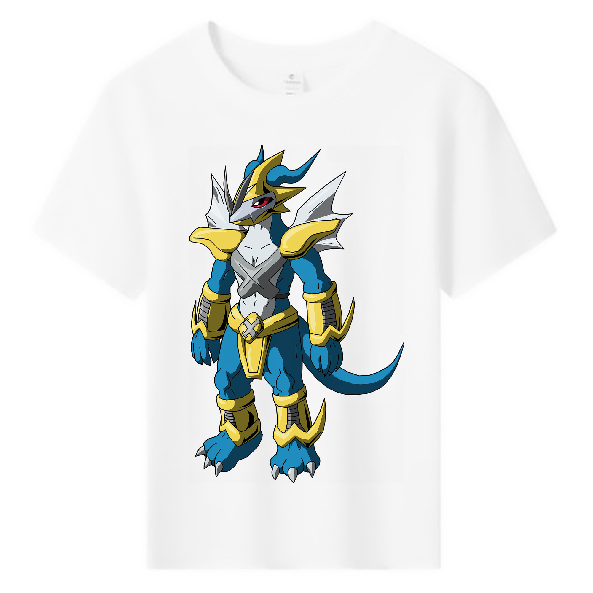 （画像用） Digimon デジタルモンスター/デジモン 綿100％キッズTシャツ（フロントプリント）