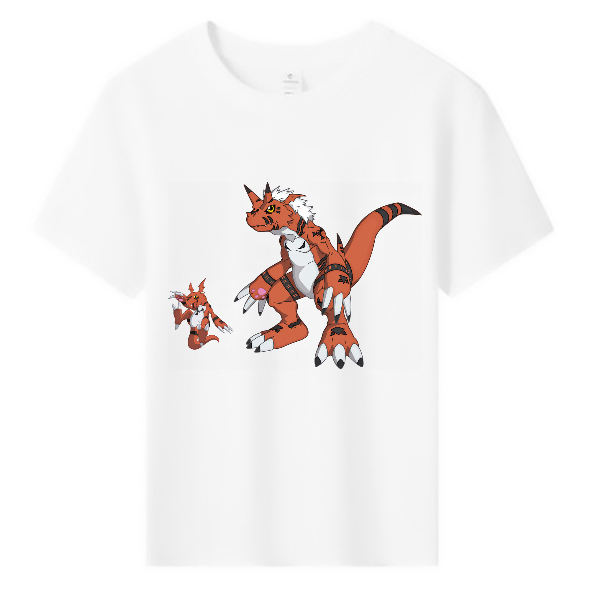 （画像用） Digimon デジタルモンスター/デジモン 綿100％キッズTシャツ（フロントプリント）