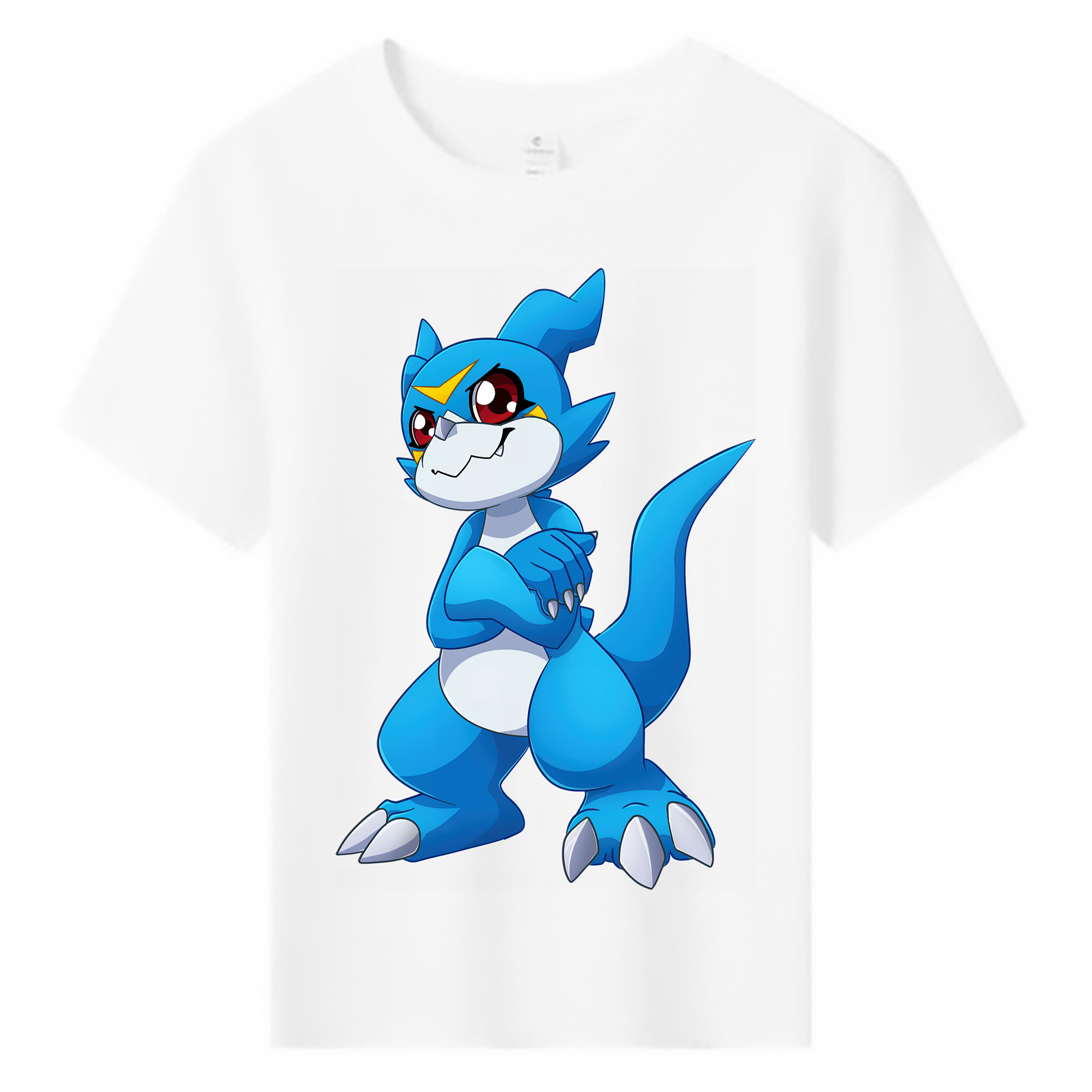 （画像用） Digimon デジタルモンスター/デジモン 綿100％キッズTシャツ（フロントプリント）