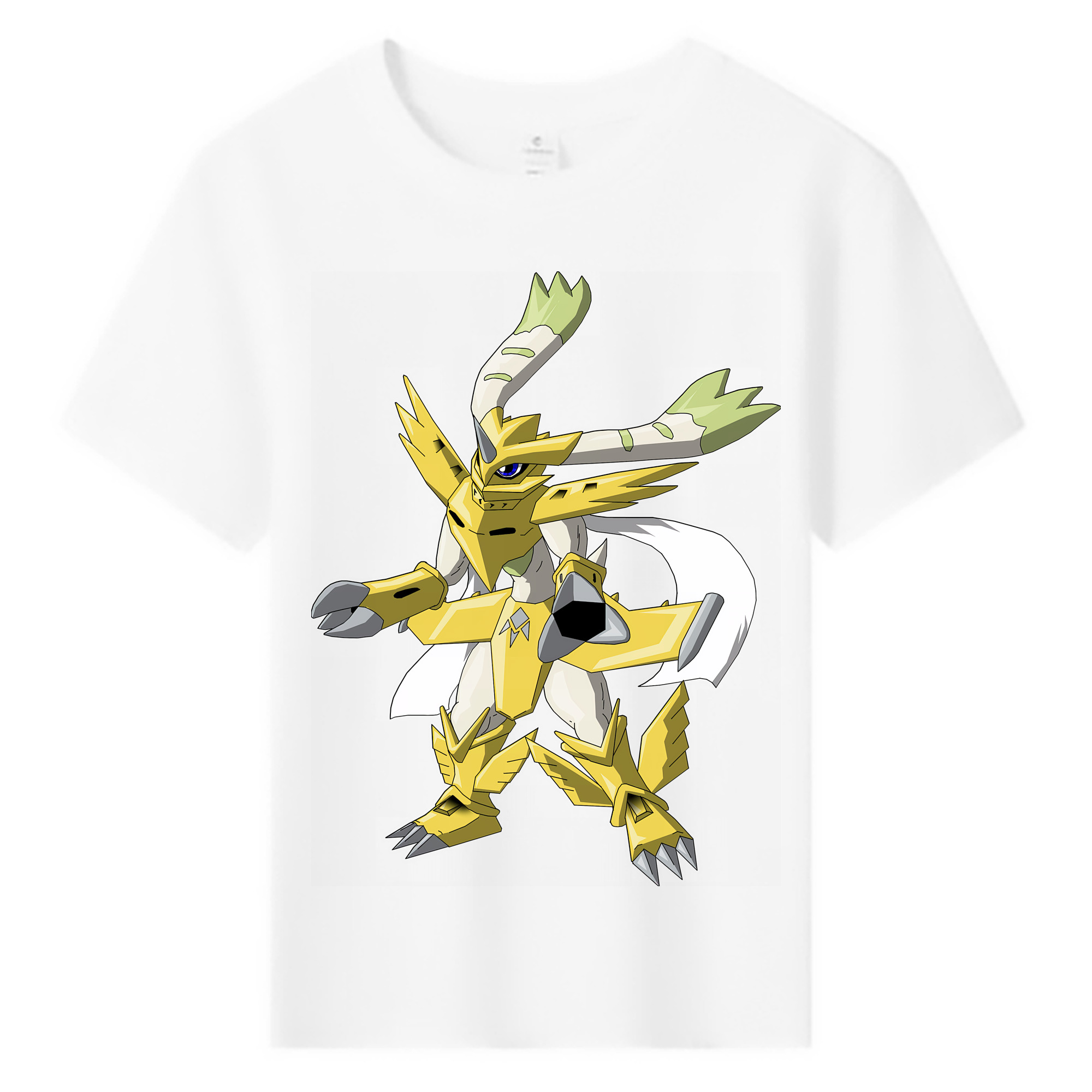 （画像用） Digimon デジタルモンスター/デジモン 綿100％キッズTシャツ（フロントプリント）