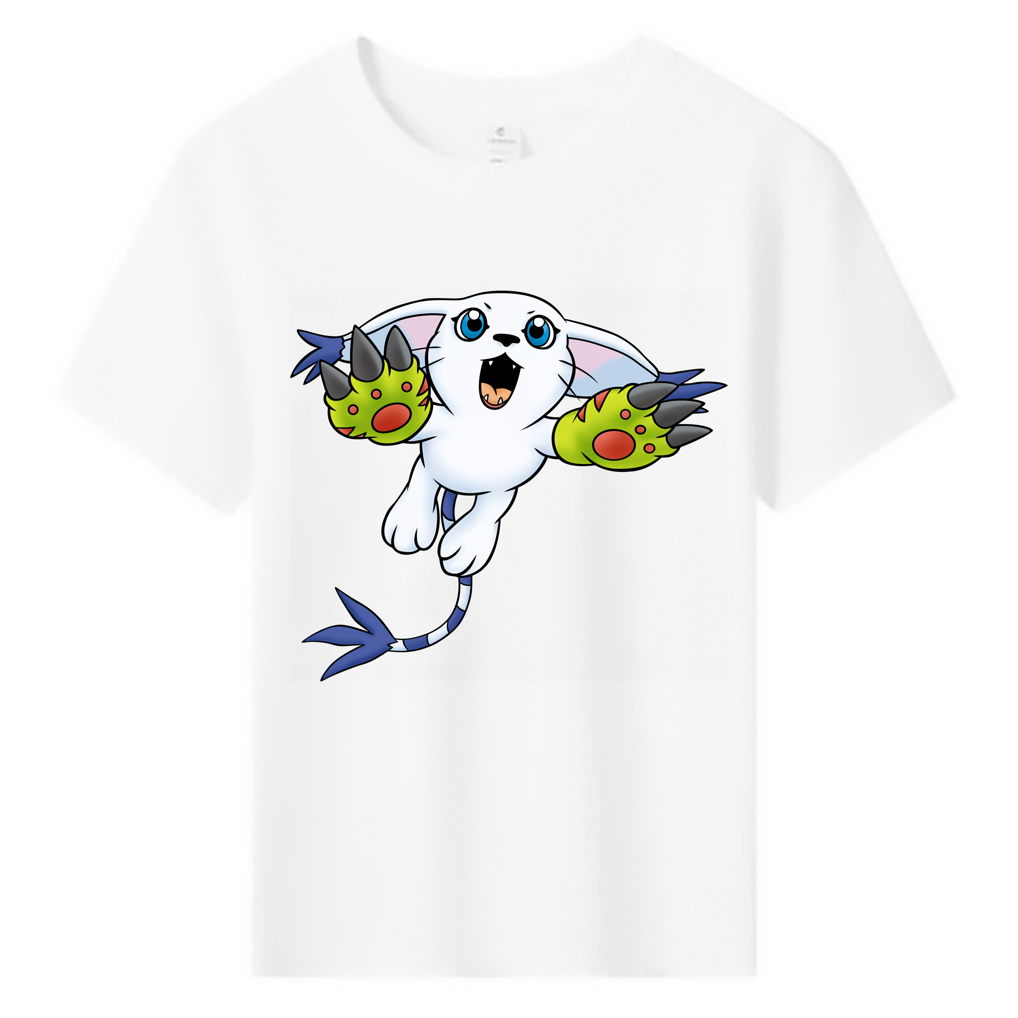 （画像用） Digimon デジタルモンスター/デジモン 綿100％キッズTシャツ（フロントプリント）