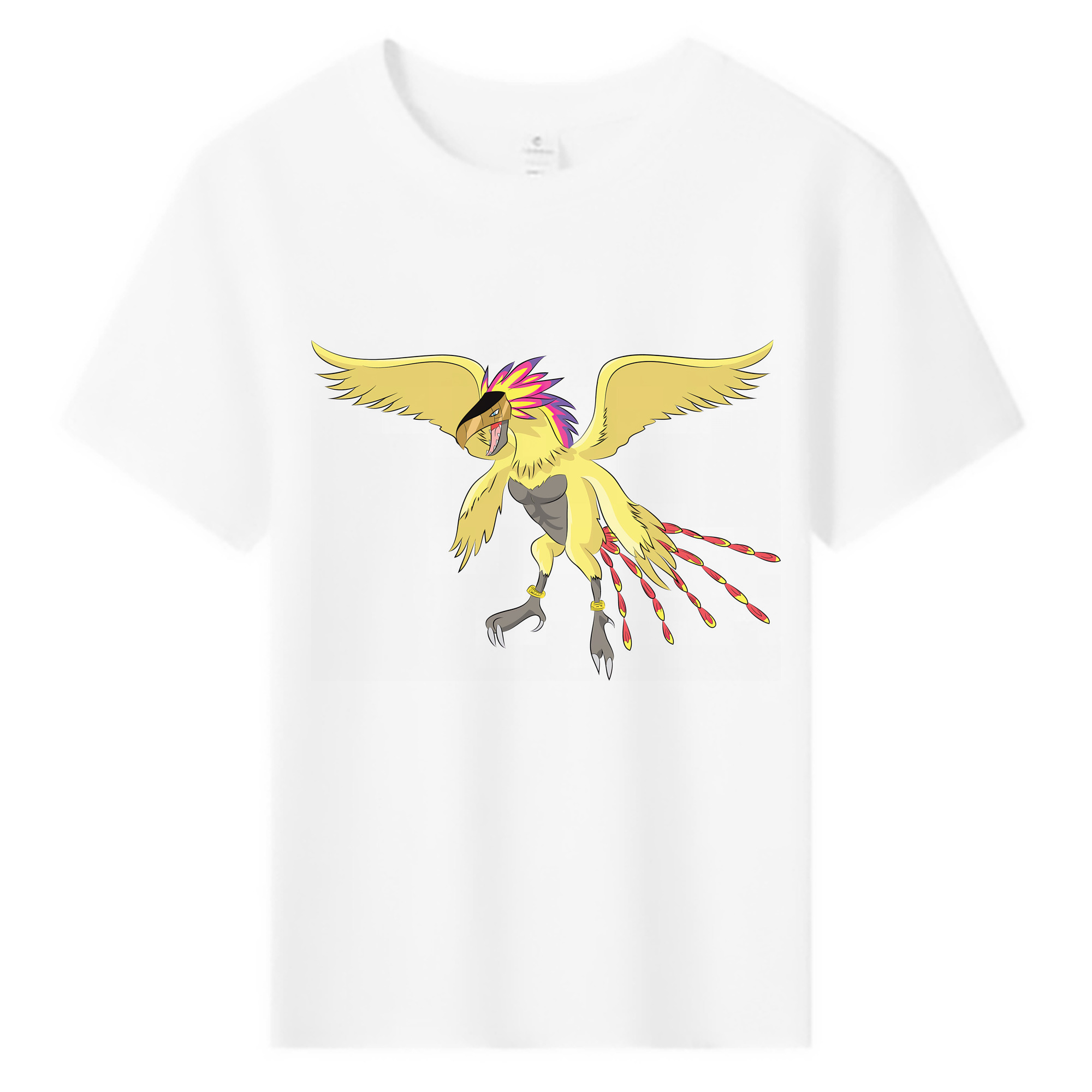 （画像用） Digimon デジタルモンスター/デジモン 綿100％キッズTシャツ（フロントプリント）