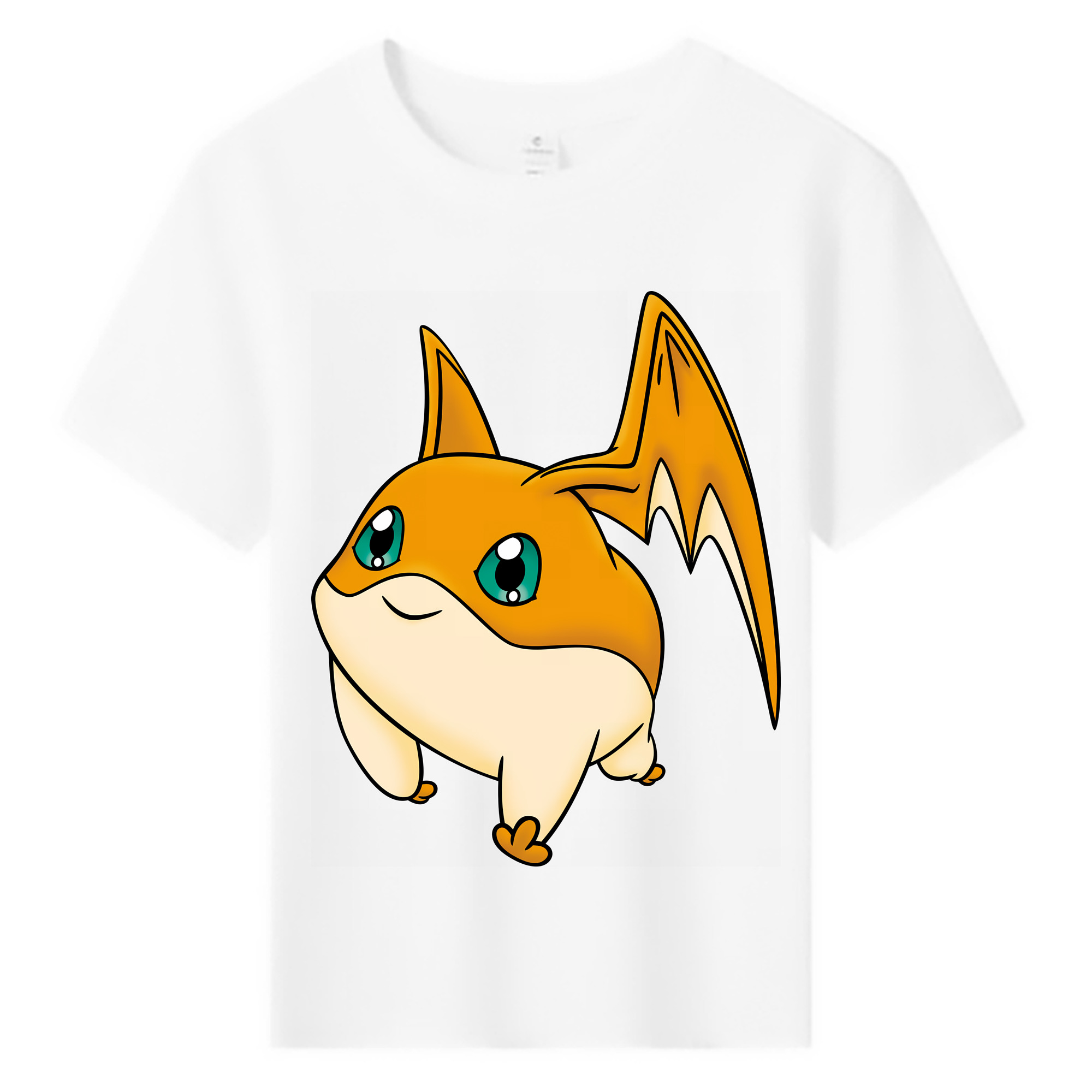 （画像用） Digimon デジタルモンスター/デジモン 綿100％キッズTシャツ（フロントプリント）