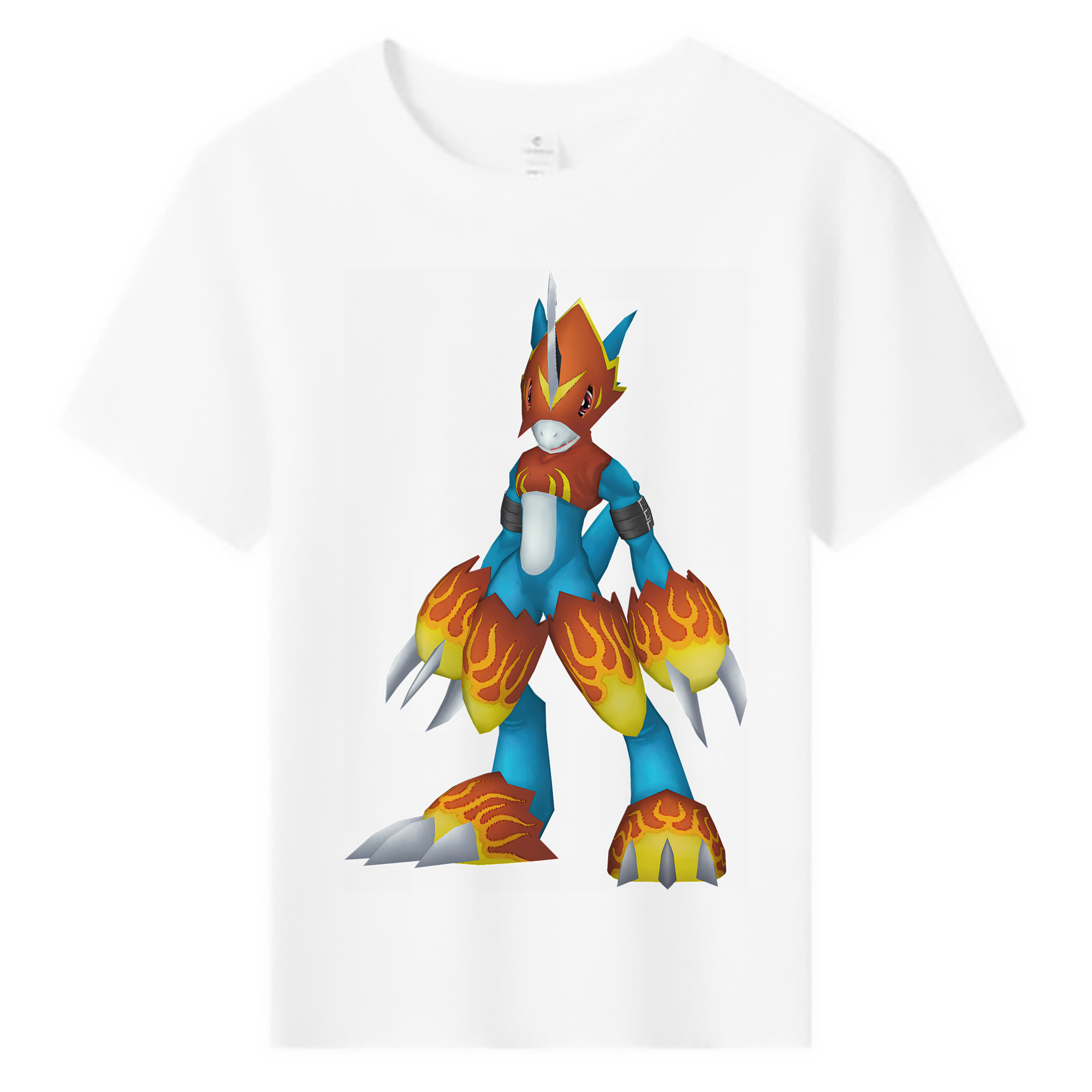 （画像用） Digimon デジタルモンスター/デジモン 綿100％キッズTシャツ（フロントプリント）