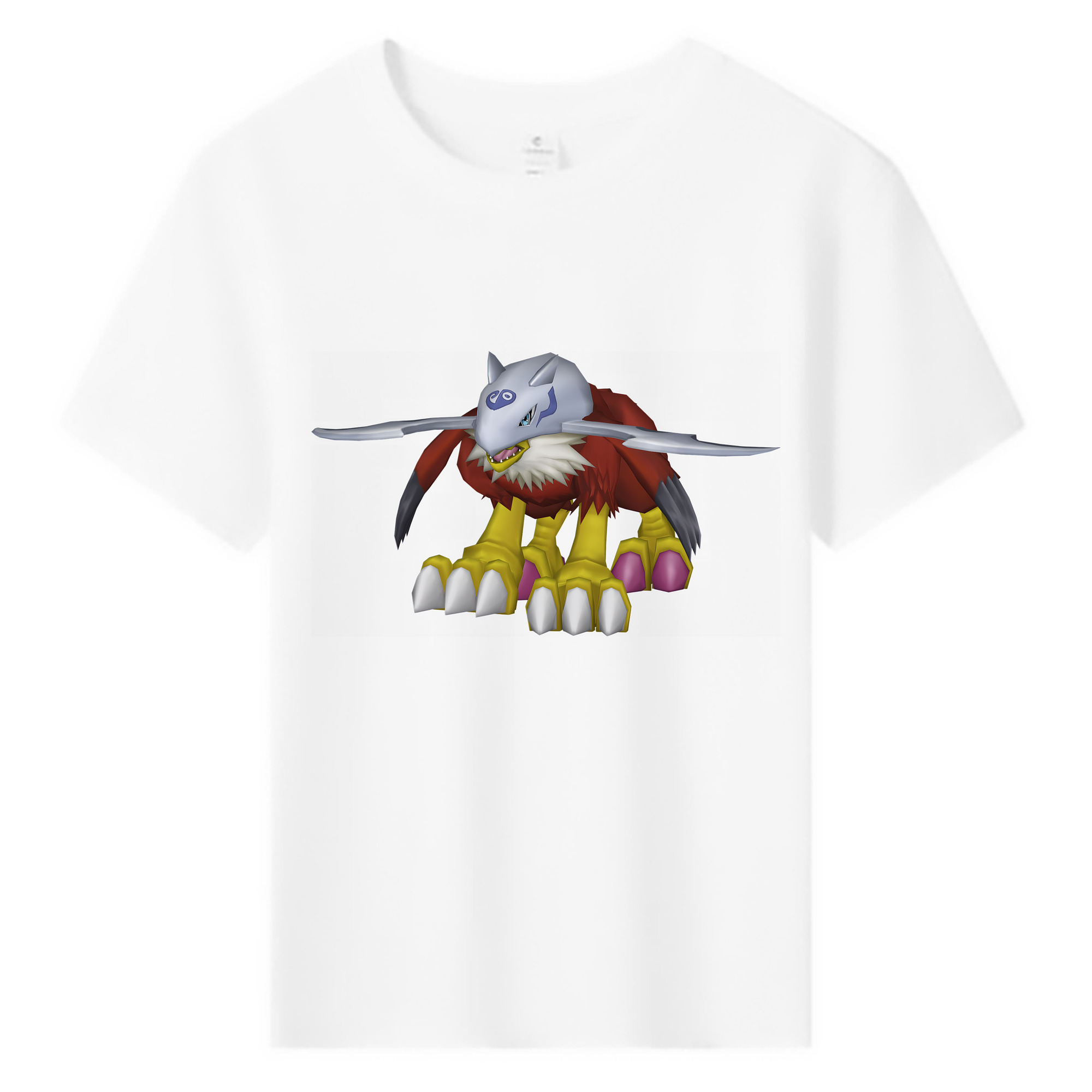 （画像用） Digimon デジタルモンスター/デジモン 綿100％キッズTシャツ（フロントプリント）