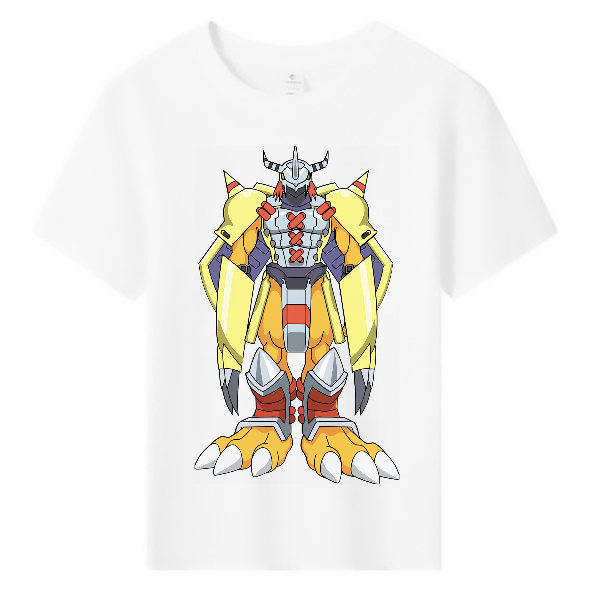 （画像用） Digimon デジタルモンスター/デジモン 綿100％キッズTシャツ（フロントプリント）