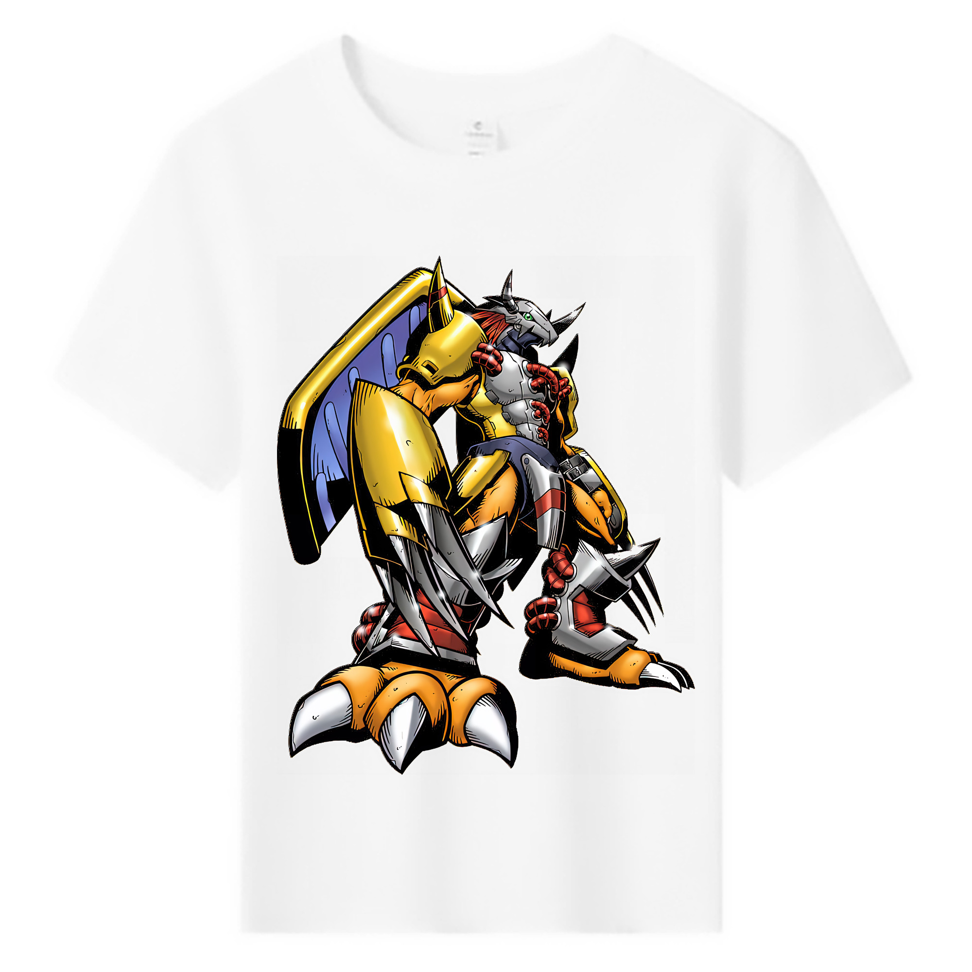 （画像用） Digimon デジタルモンスター/デジモン 綿100％キッズTシャツ（フロントプリント）