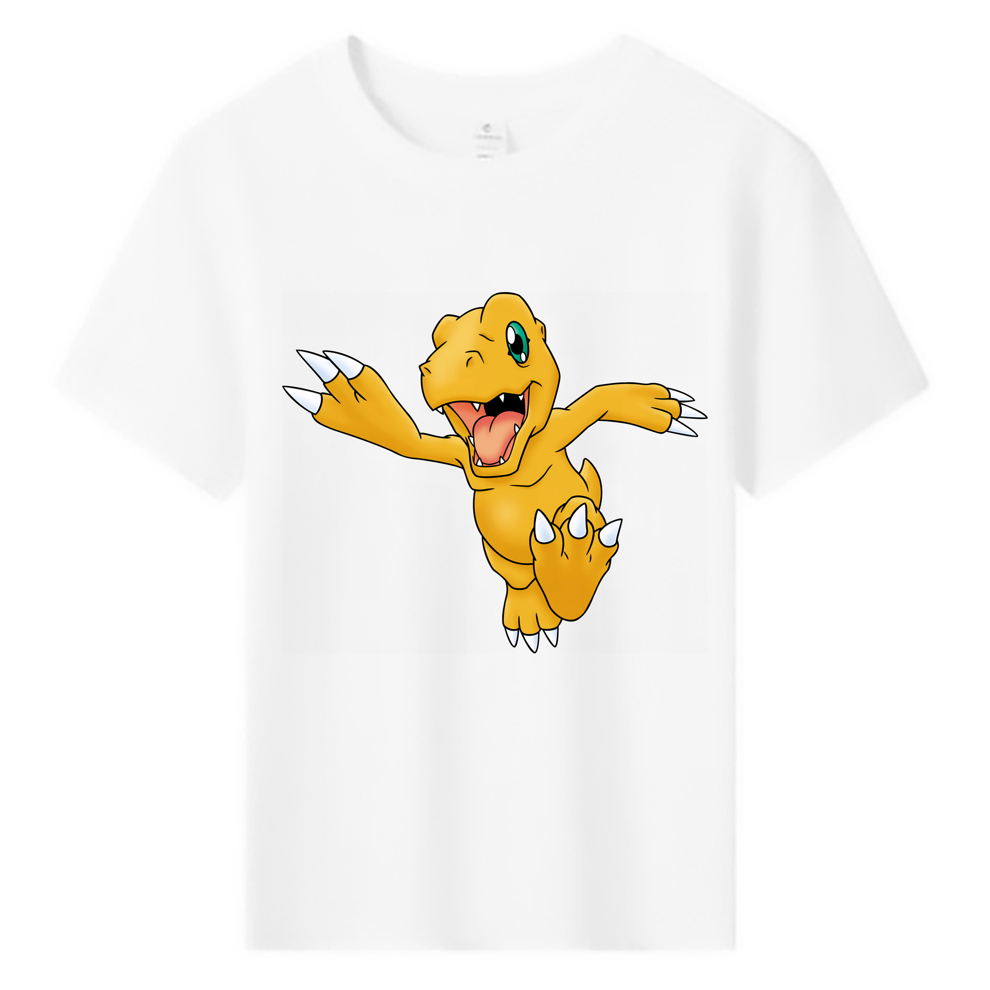 （画像用） Digimon デジタルモンスター/デジモン 綿100％キッズTシャツ（フロントプリント）