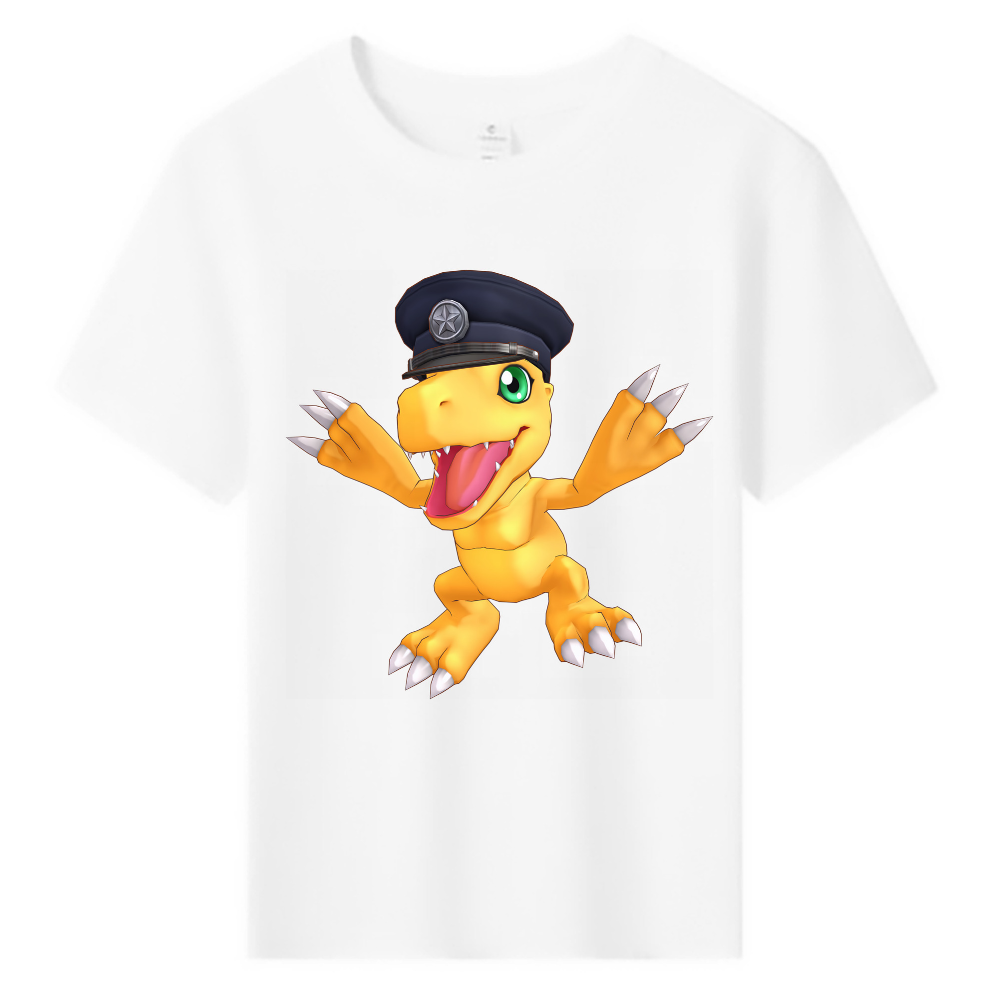 （画像用） Digimon デジタルモンスター/デジモン 綿100％キッズTシャツ（フロントプリント）
