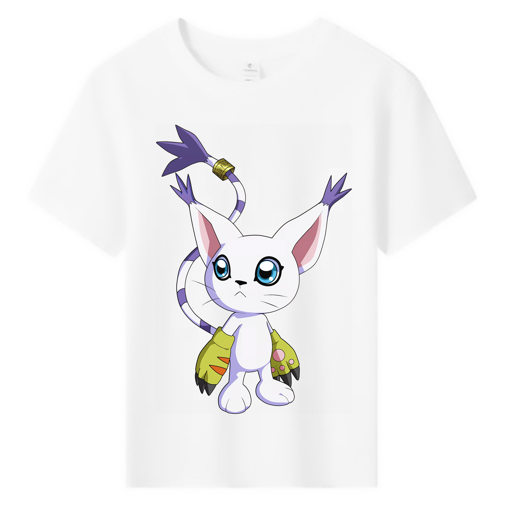 （画像用） Digimon デジタルモンスター/デジモン 綿100％キッズTシャツ（フロントプリント）