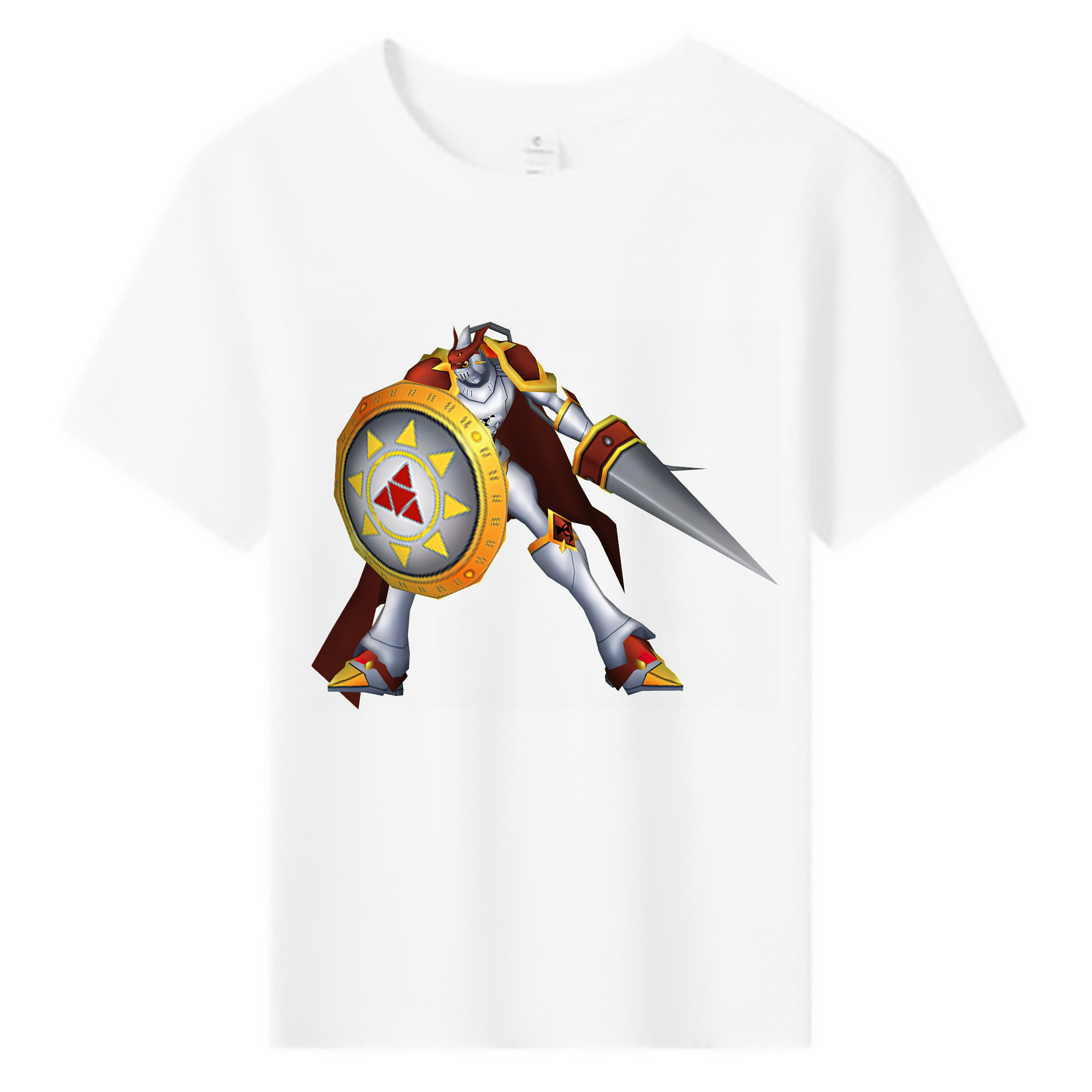 （画像用） Digimon デジタルモンスター/デジモン 綿100％キッズTシャツ（フロントプリント）