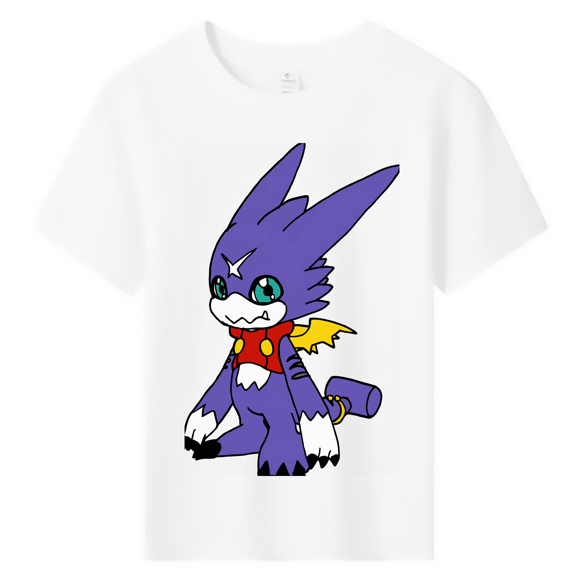 （画像用） Digimon デジタルモンスター/デジモン 綿100％キッズTシャツ（フロントプリント）