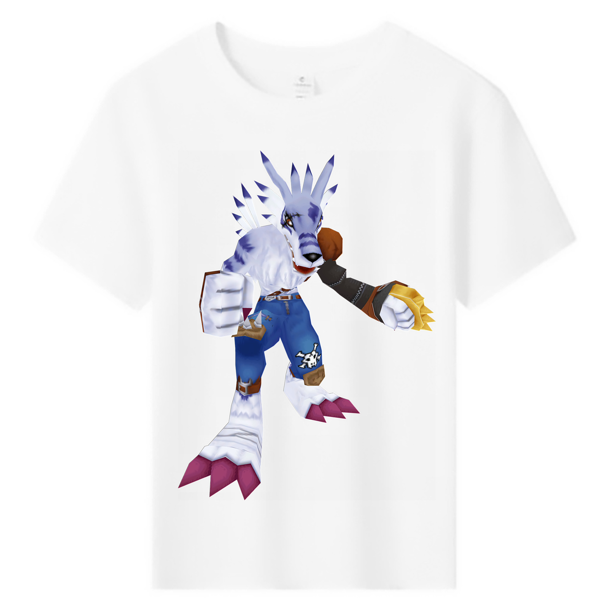 （画像用） Digimon デジタルモンスター/デジモン 綿100％キッズTシャツ（フロントプリント）