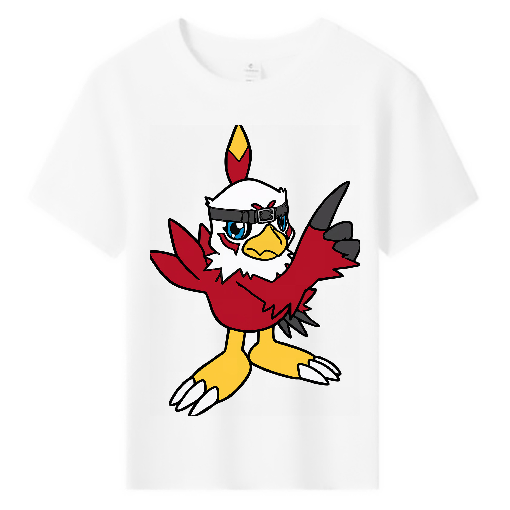 （画像用） Digimon デジタルモンスター/デジモン 綿100％キッズTシャツ（フロントプリント）