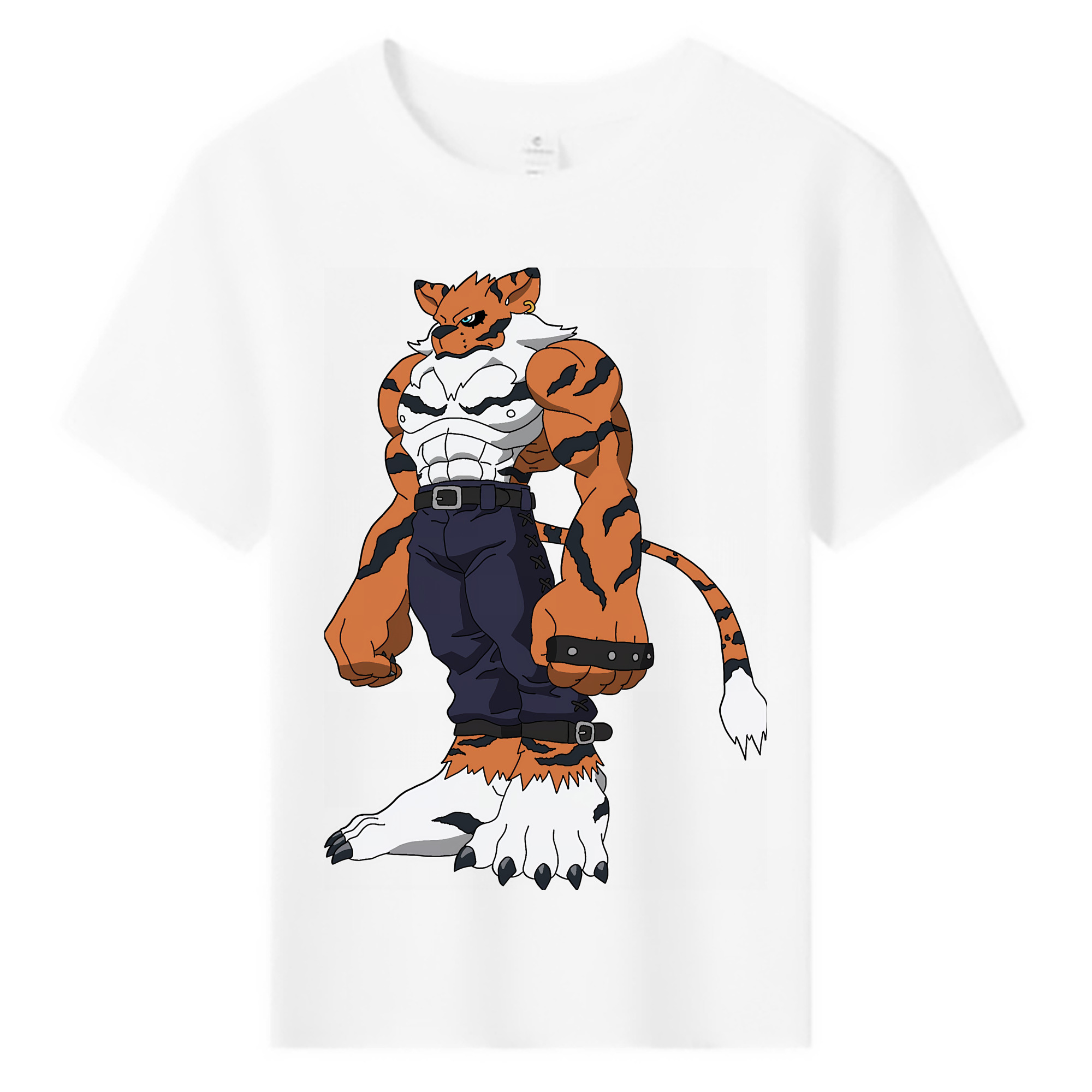 （画像用） Digimon デジタルモンスター/デジモン 綿100％キッズTシャツ（フロントプリント）