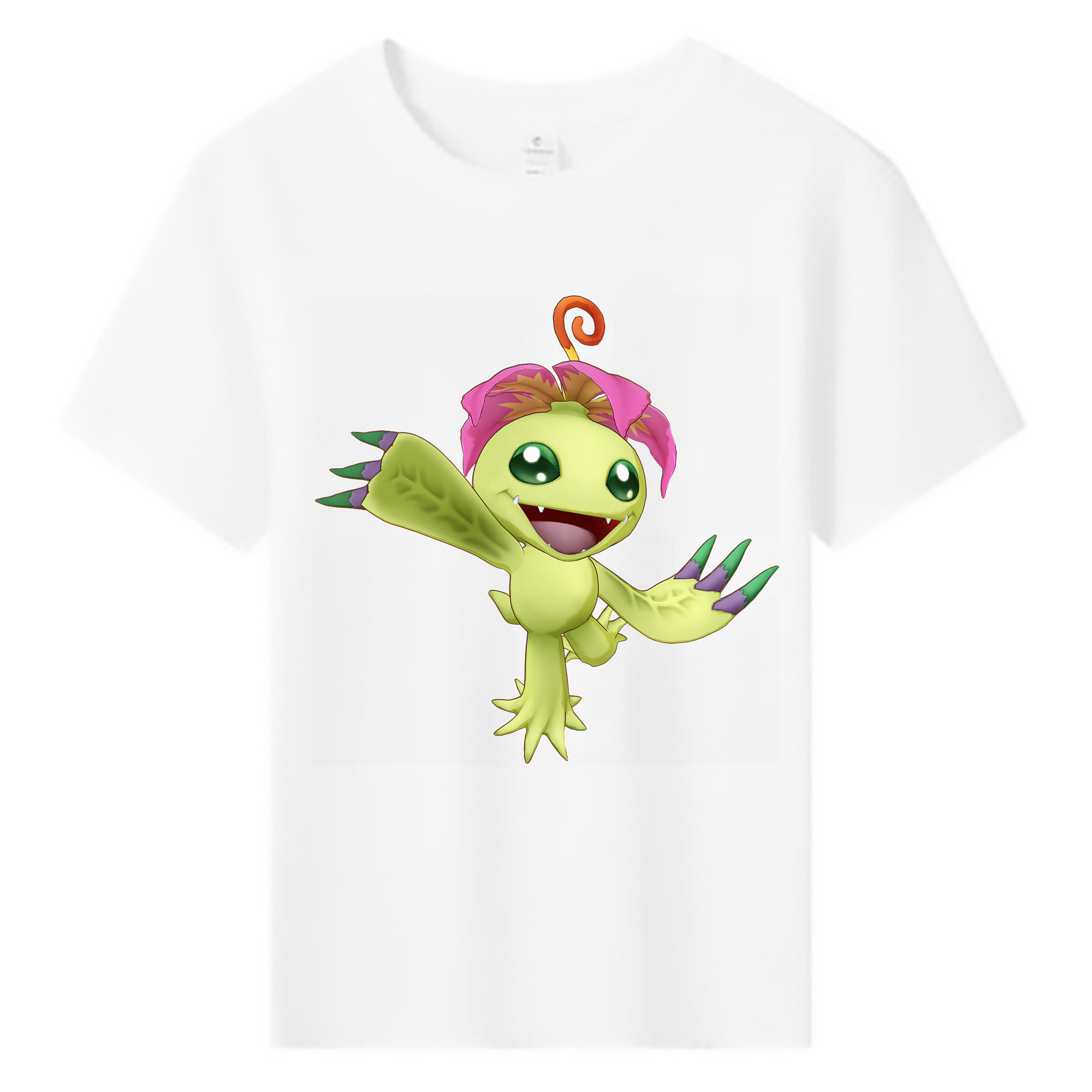（画像用） Digimon デジタルモンスター/デジモン 綿100％キッズTシャツ（フロントプリント）