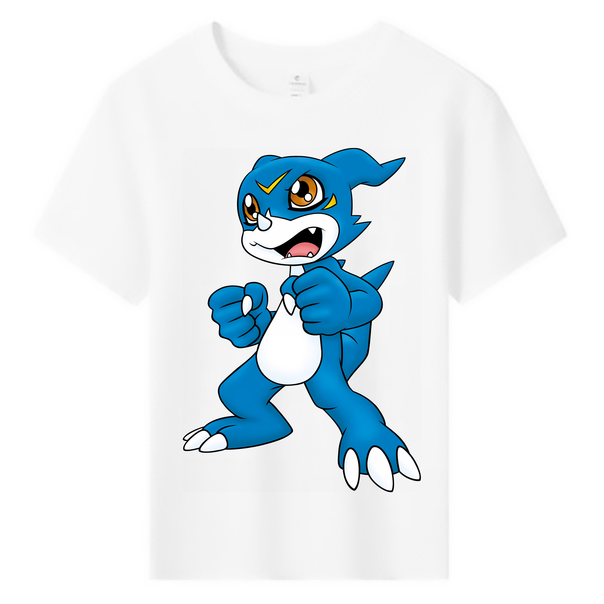 （画像用） Digimon デジタルモンスター/デジモン 綿100％キッズTシャツ（フロントプリント）