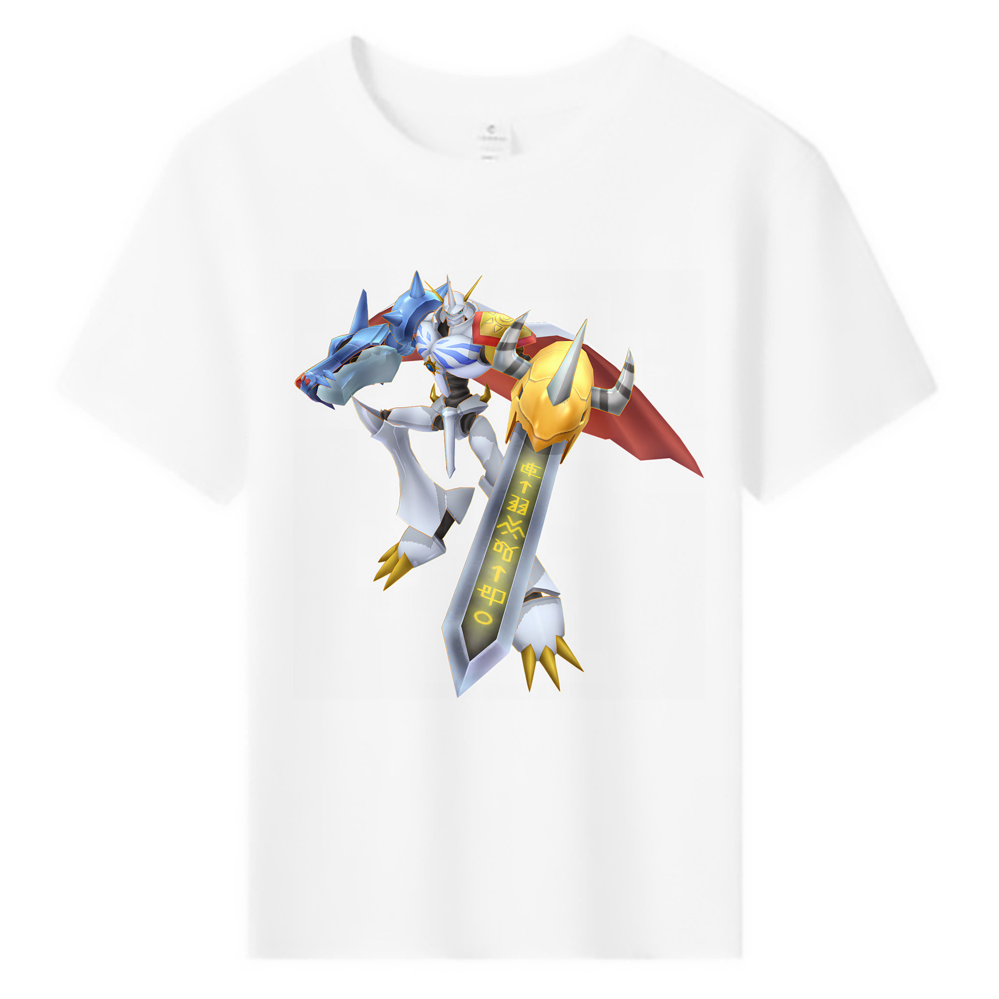 （画像用） Digimon デジタルモンスター/デジモン 綿100％キッズTシャツ（フロントプリント）