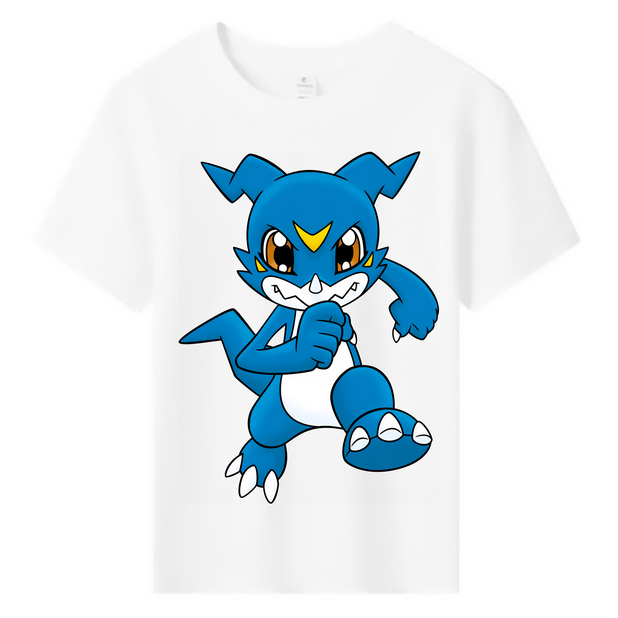 （画像用） Digimon デジタルモンスター/デジモン 綿100％キッズTシャツ（フロントプリント）
