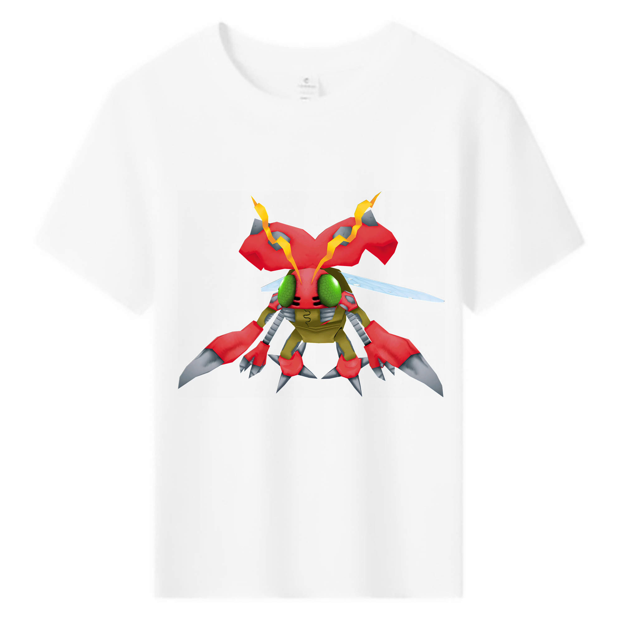 （画像用） Digimon デジタルモンスター/デジモン 綿100％キッズTシャツ（フロントプリント）