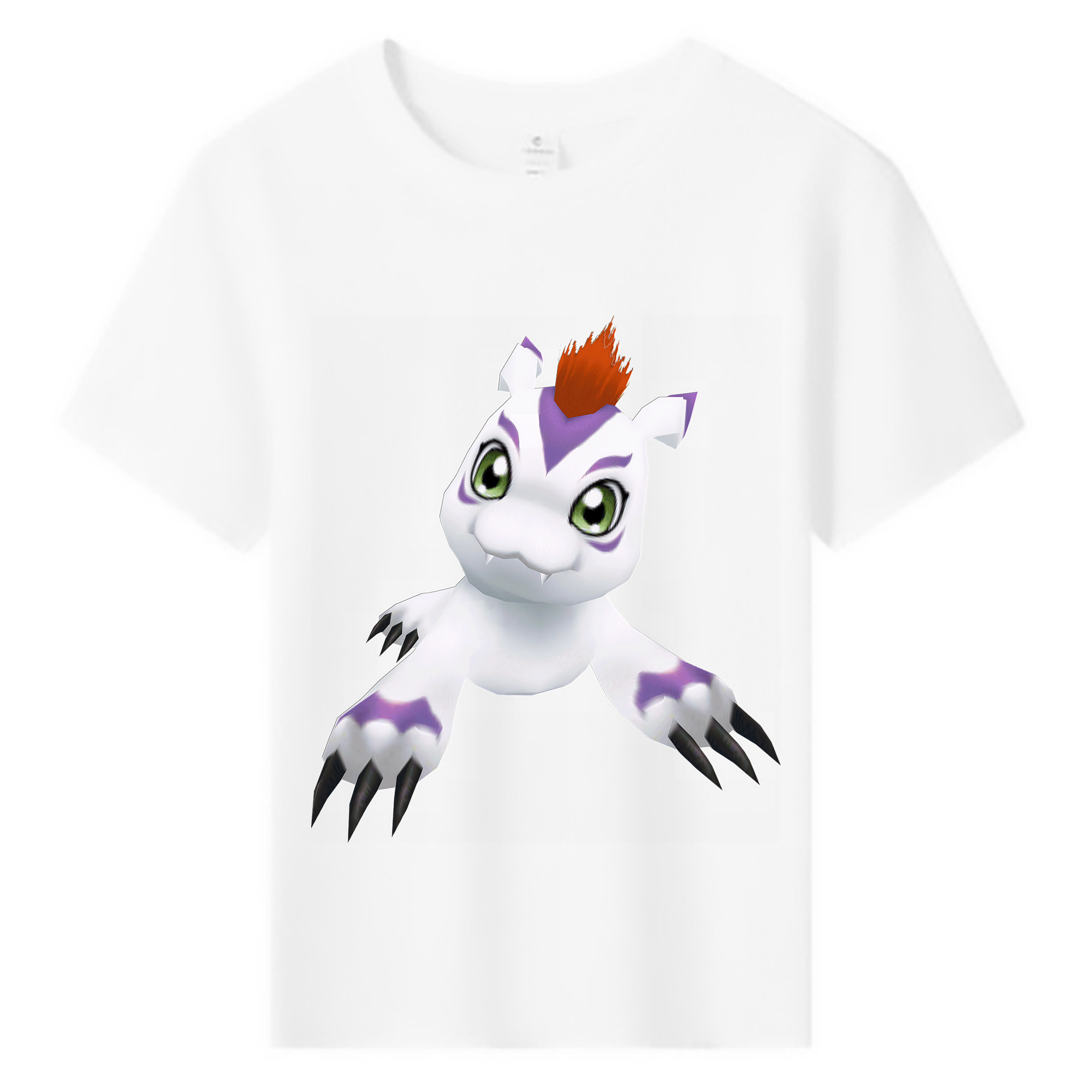 （画像用） Digimon デジタルモンスター/デジモン 綿100％キッズTシャツ（フロントプリント）