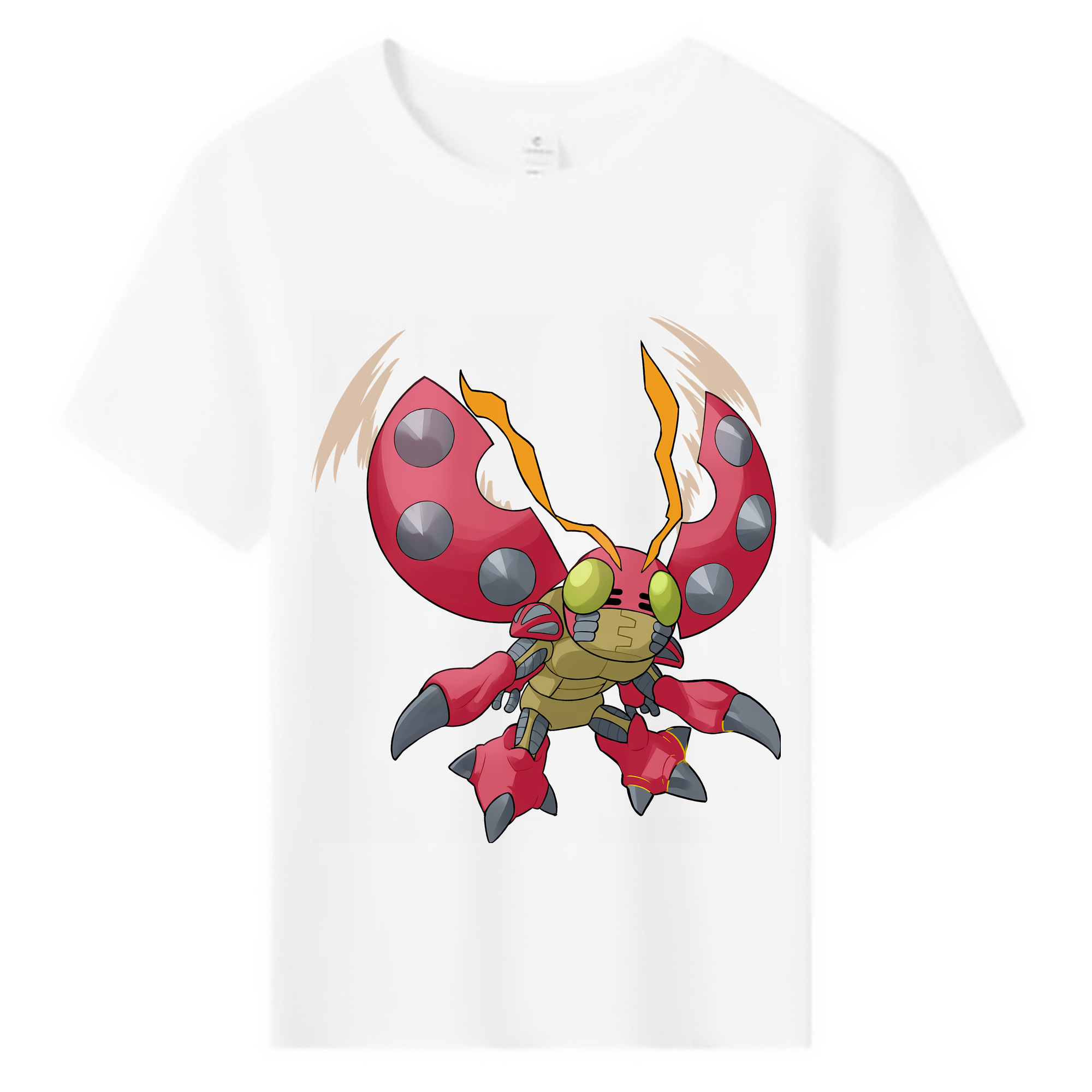 （画像用） Digimon デジタルモンスター/デジモン 綿100％キッズTシャツ（フロントプリント）