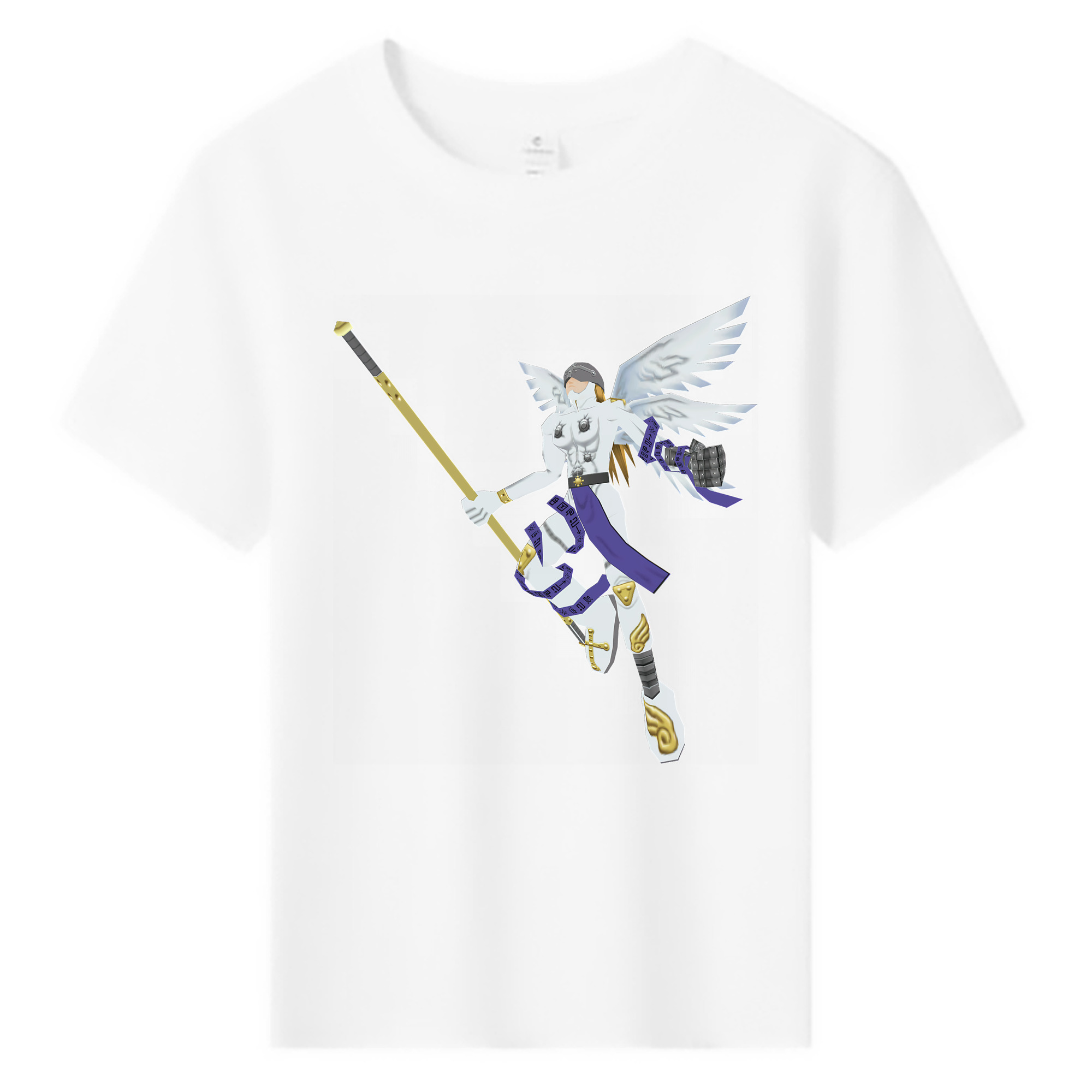 （画像用） Digimon デジタルモンスター/デジモン 綿100％キッズTシャツ（フロントプリント）
