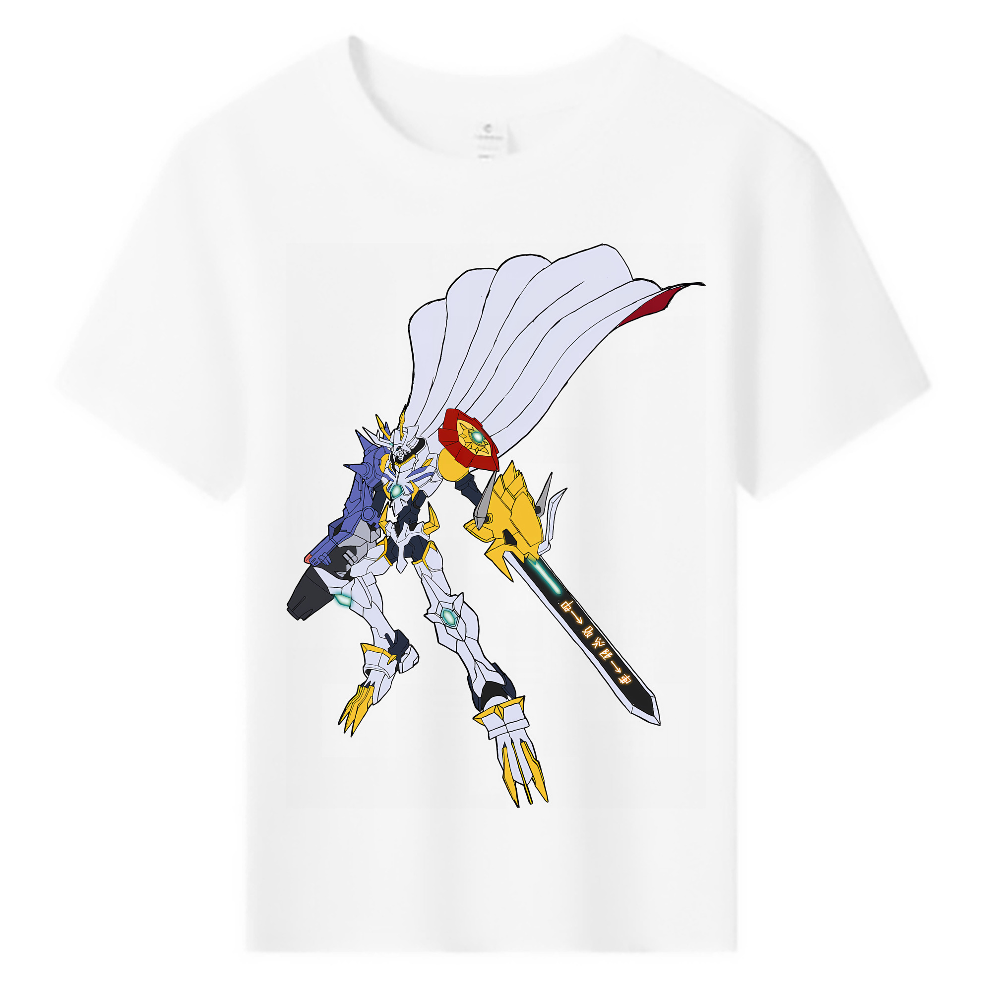 （画像用） Digimon デジタルモンスター/デジモン 綿100％キッズTシャツ（フロントプリント）