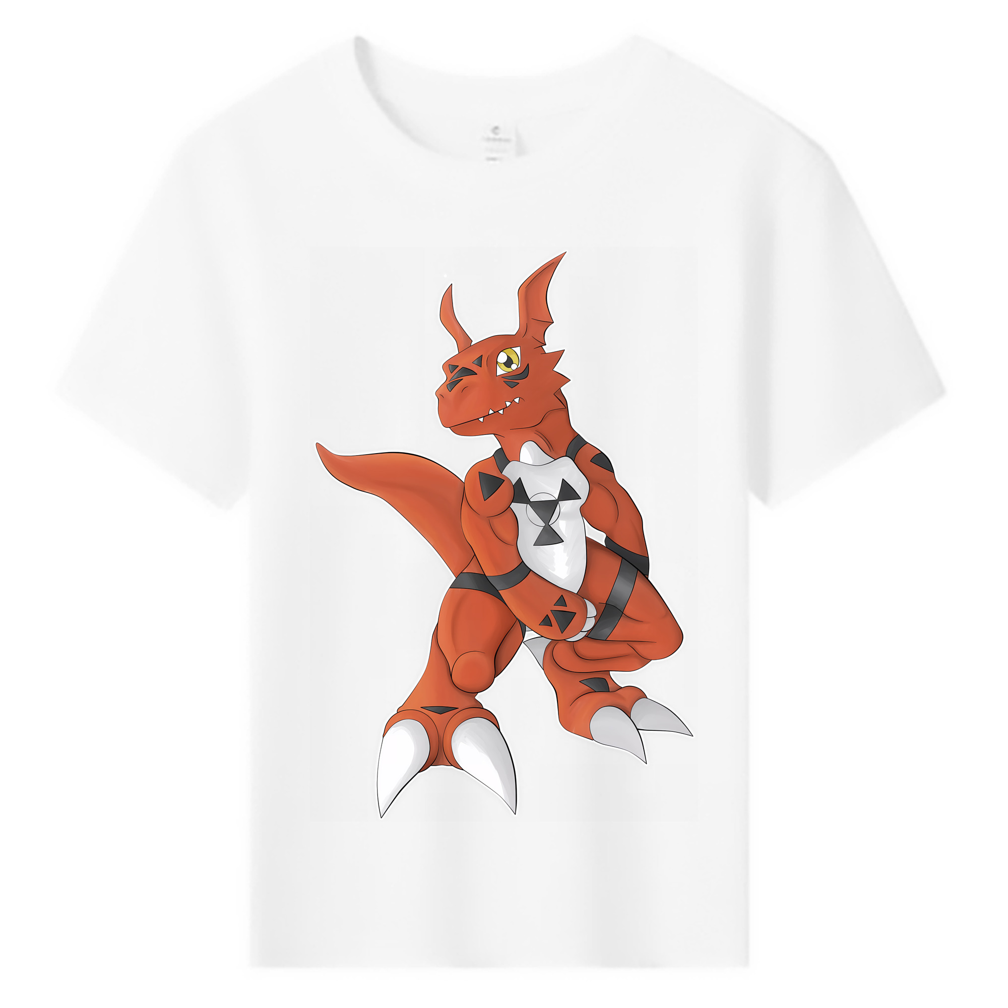 （画像用） Digimon デジタルモンスター/デジモン 綿100％キッズTシャツ（フロントプリント）